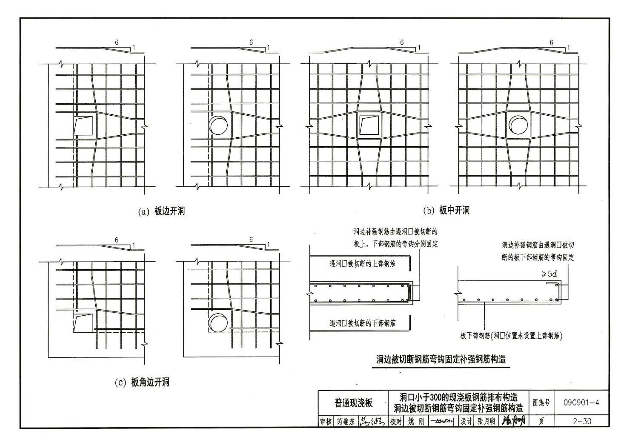 09G901-4--混凝土结构施工钢筋排布规则与构造详图（现浇混凝土楼面与屋面板）