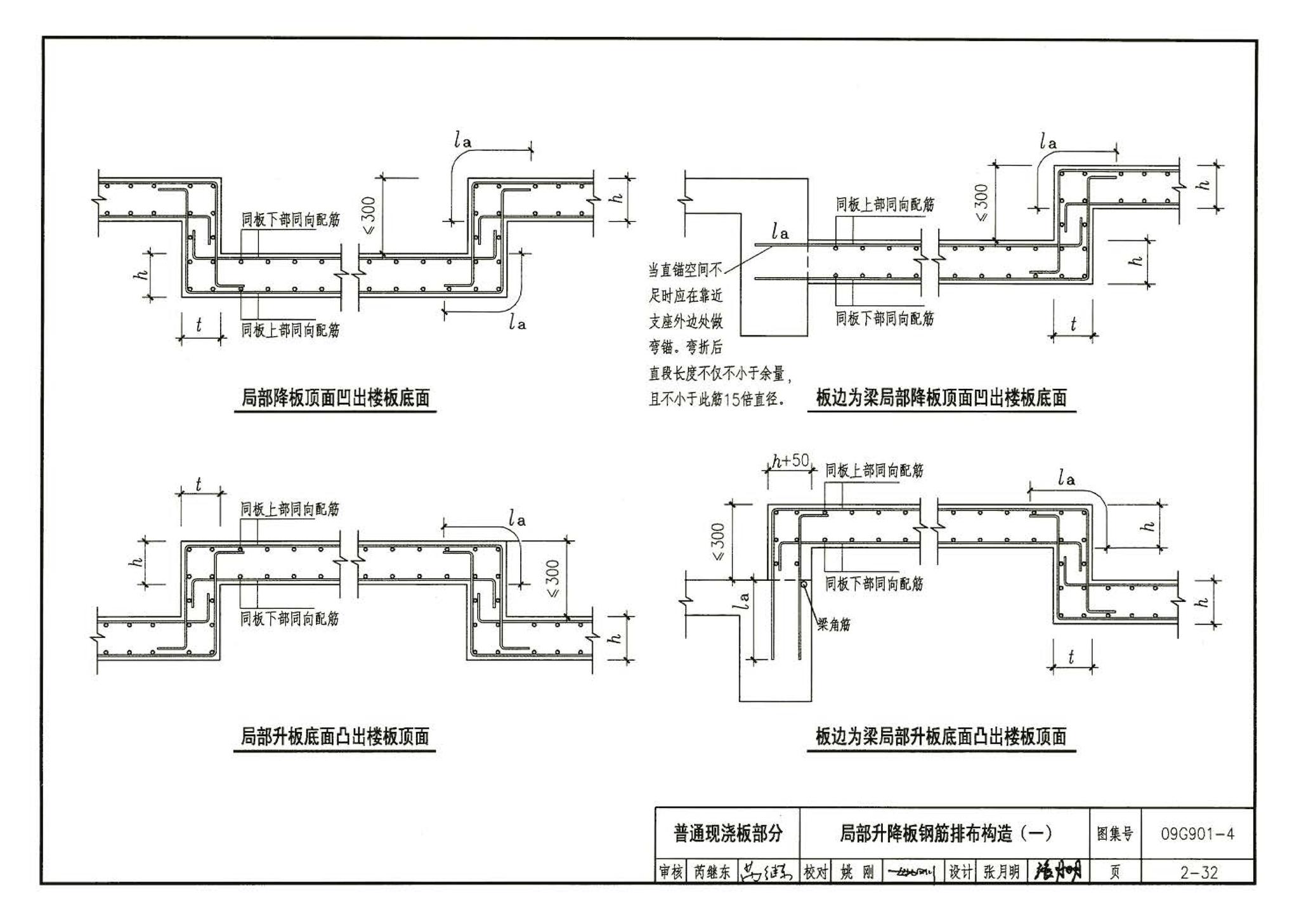 09G901-4--混凝土结构施工钢筋排布规则与构造详图（现浇混凝土楼面与屋面板）