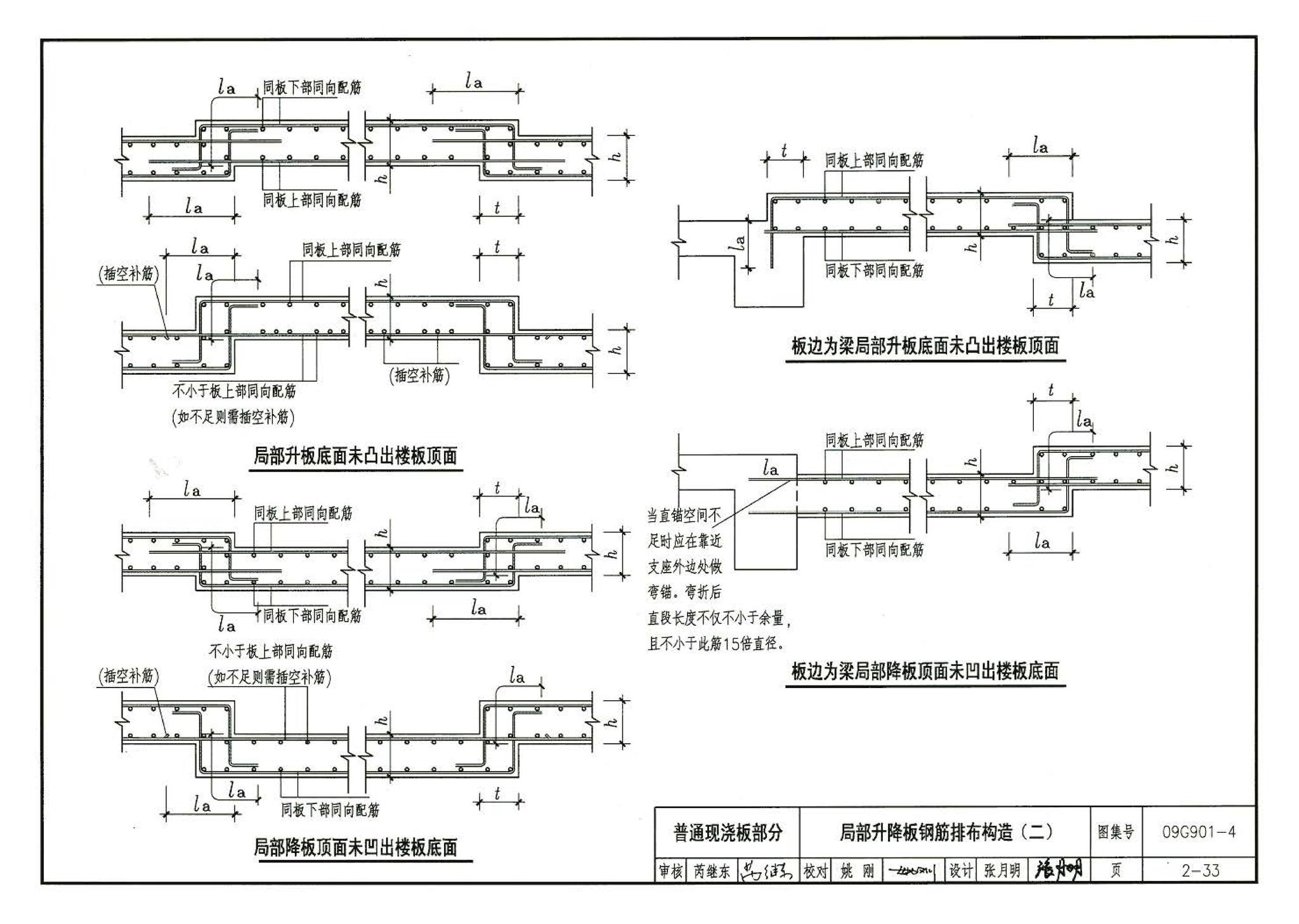 09G901-4--混凝土结构施工钢筋排布规则与构造详图（现浇混凝土楼面与屋面板）