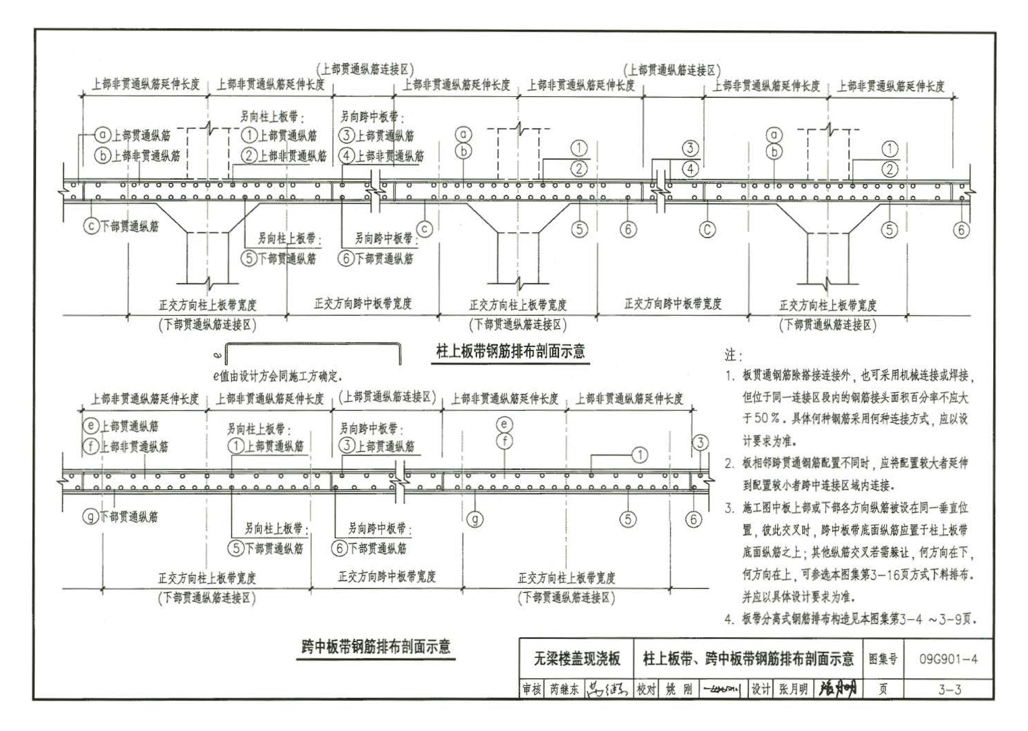 09G901-4--混凝土结构施工钢筋排布规则与构造详图（现浇混凝土楼面与屋面板）