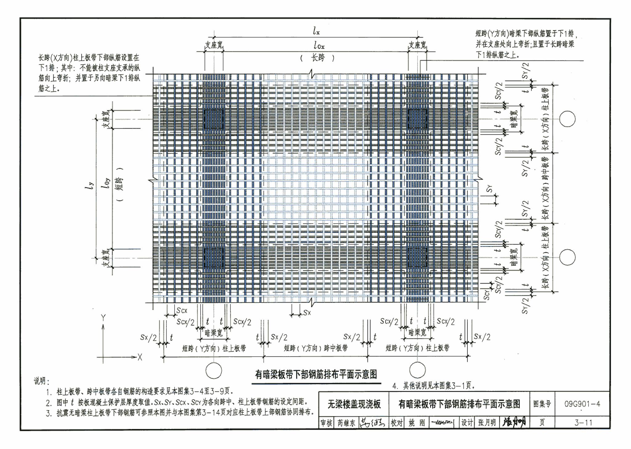 09G901-4--混凝土结构施工钢筋排布规则与构造详图（现浇混凝土楼面与屋面板）