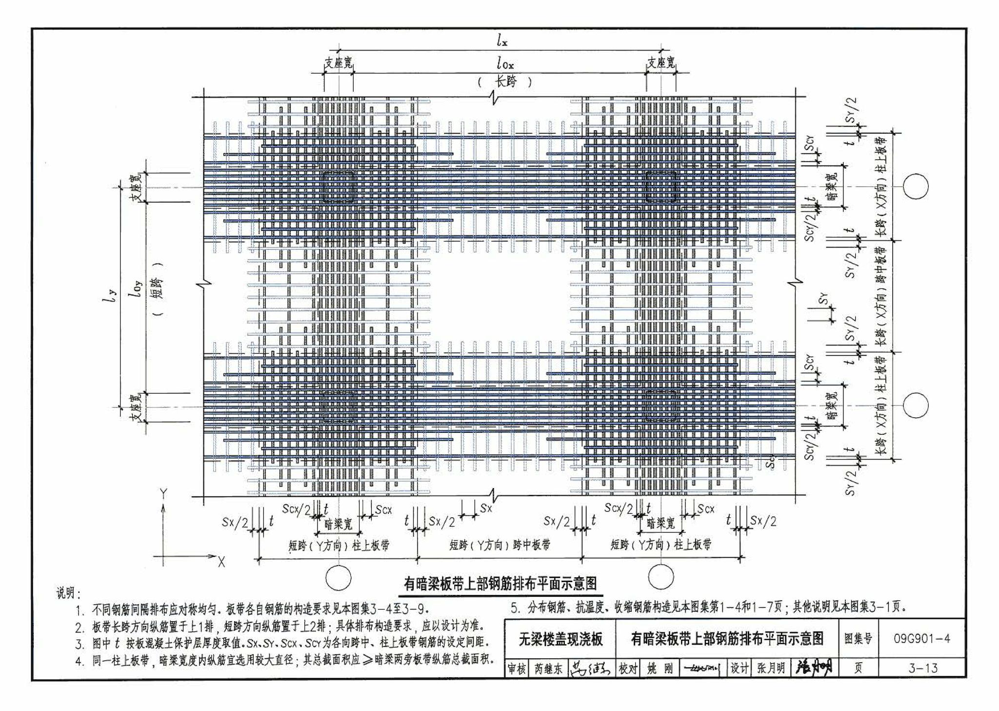 09G901-4--混凝土结构施工钢筋排布规则与构造详图（现浇混凝土楼面与屋面板）