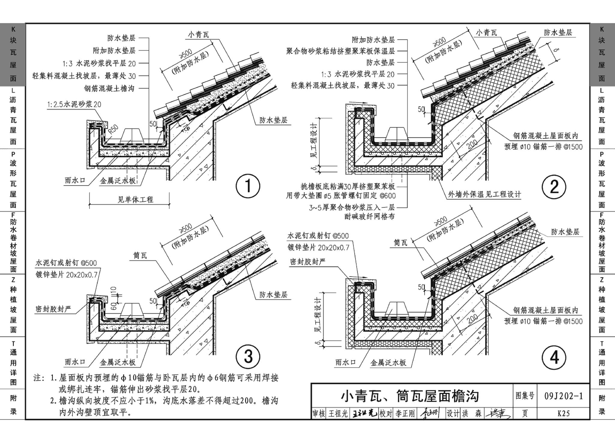 09J202-1--坡屋面建筑构造（一）