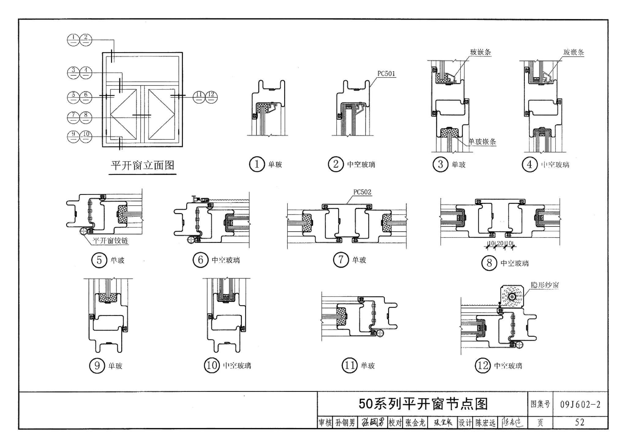 09J602-2--彩色涂层钢板门窗