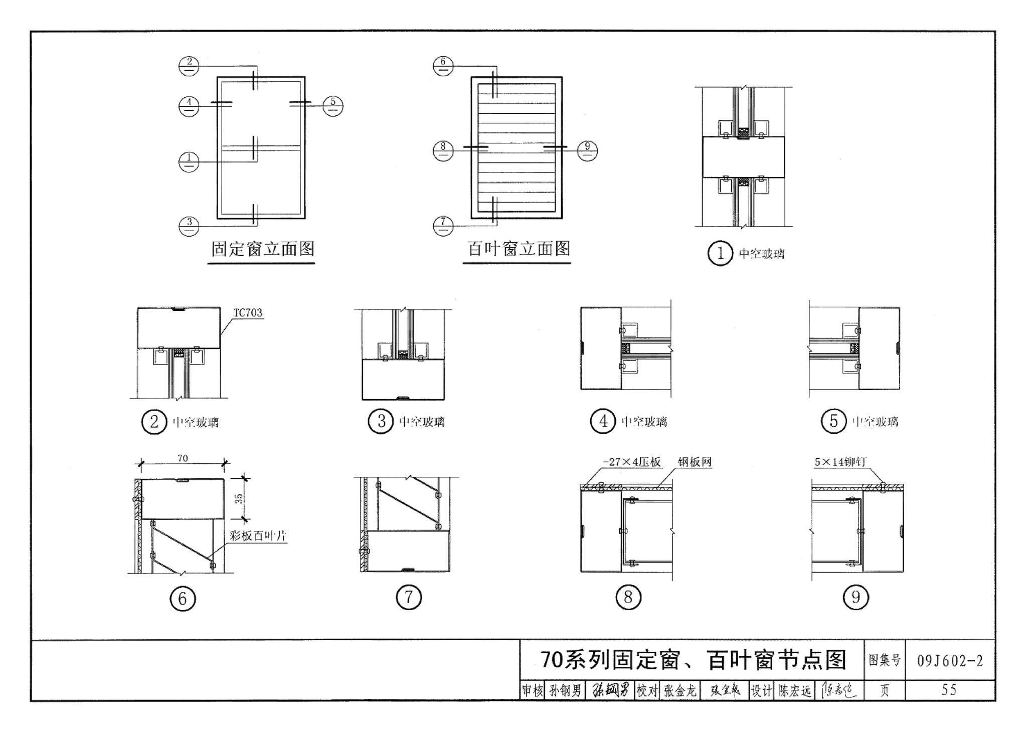 09J602-2--彩色涂层钢板门窗