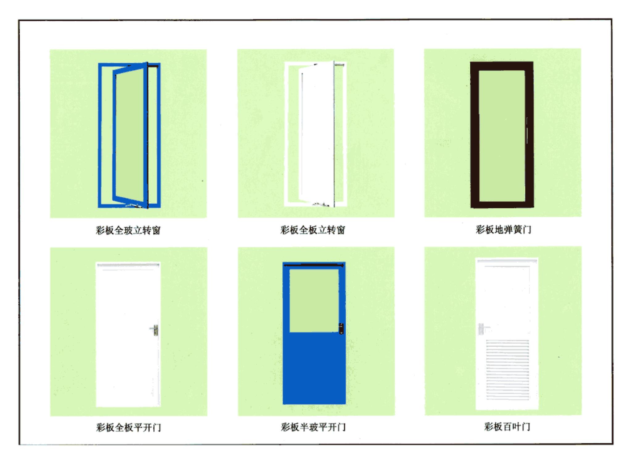 09J602-2--彩色涂层钢板门窗