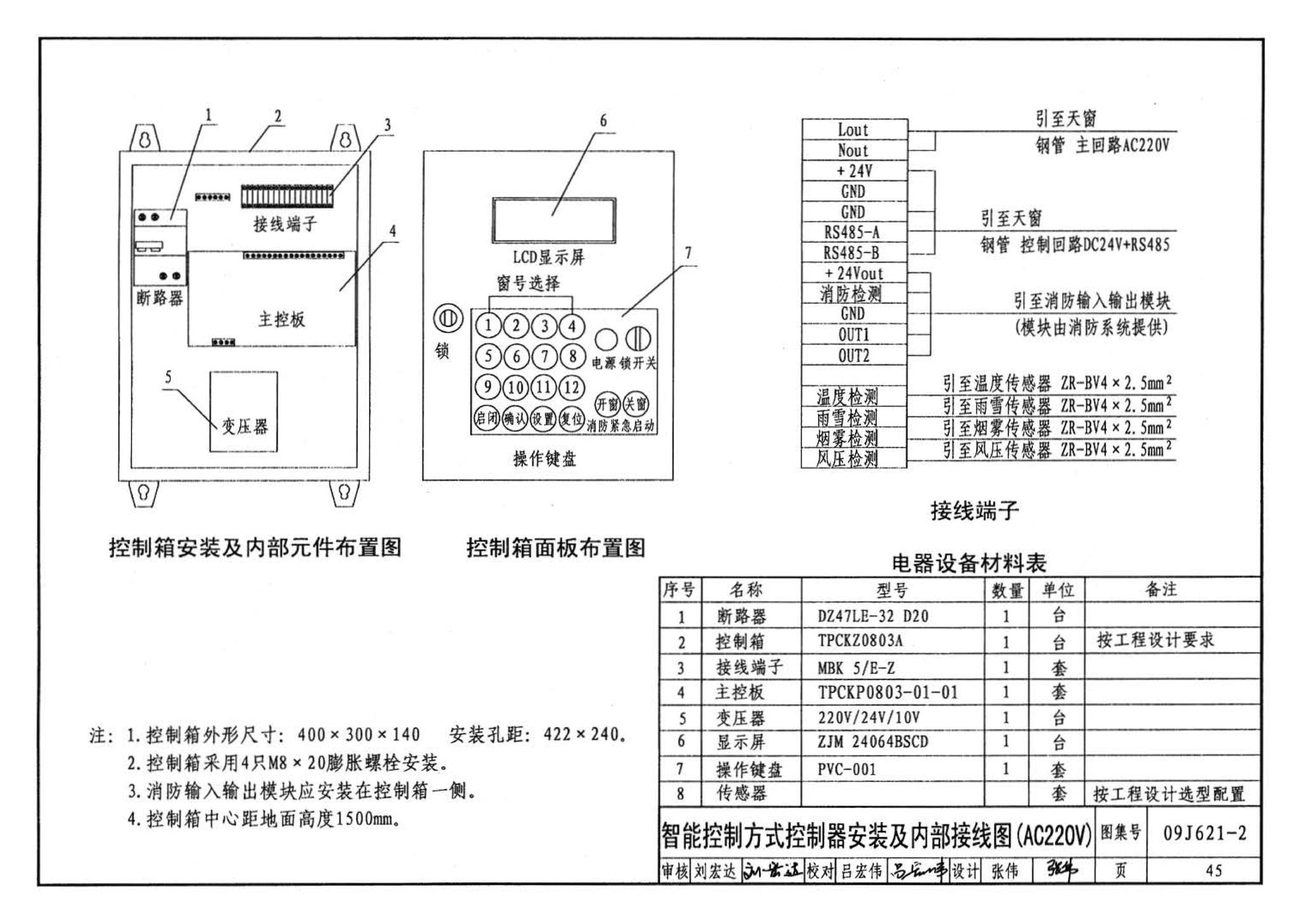 09J621-2--电动采光排烟天窗