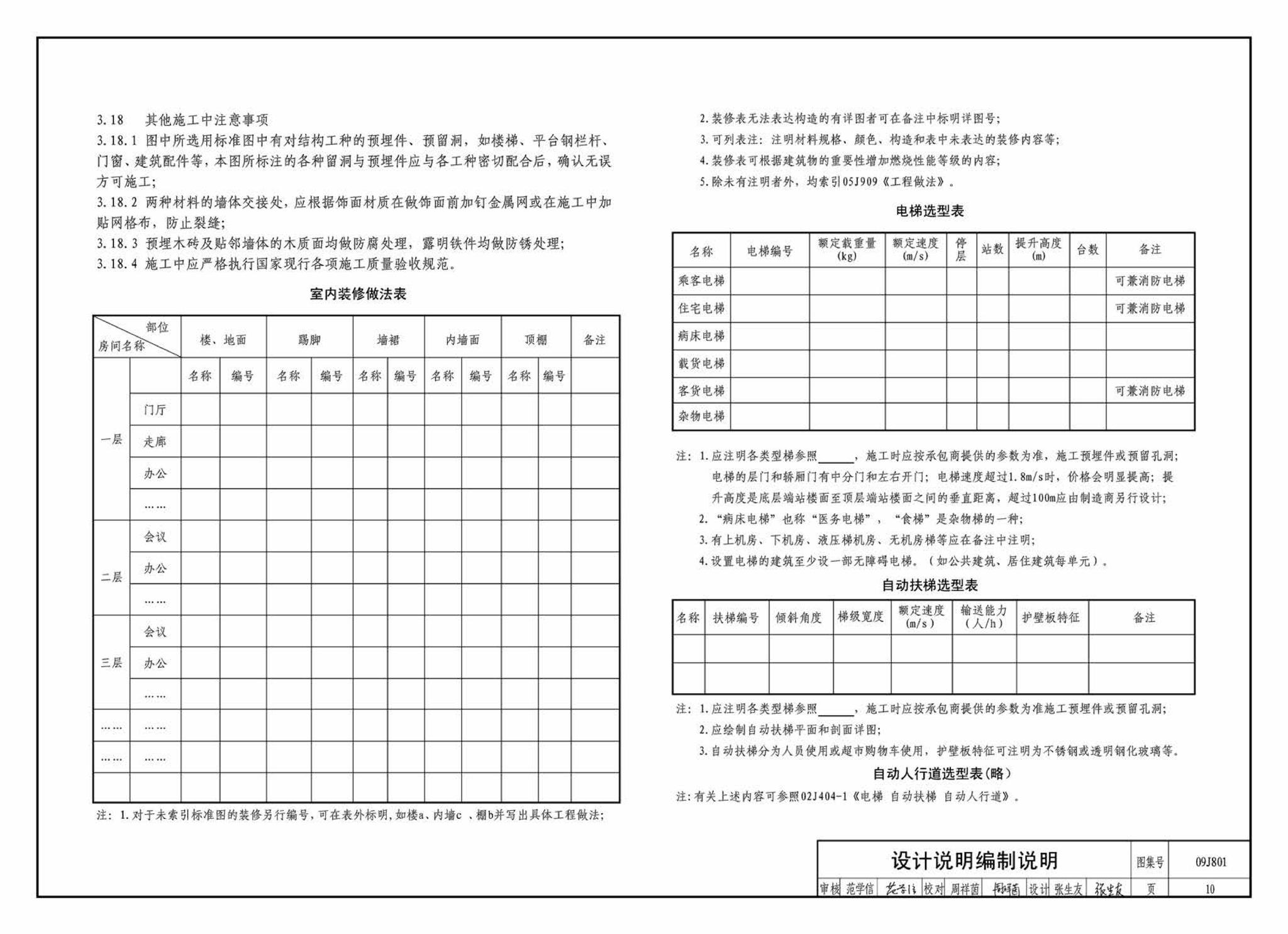 09J801--民用建筑工程建筑施工图设计深度图样