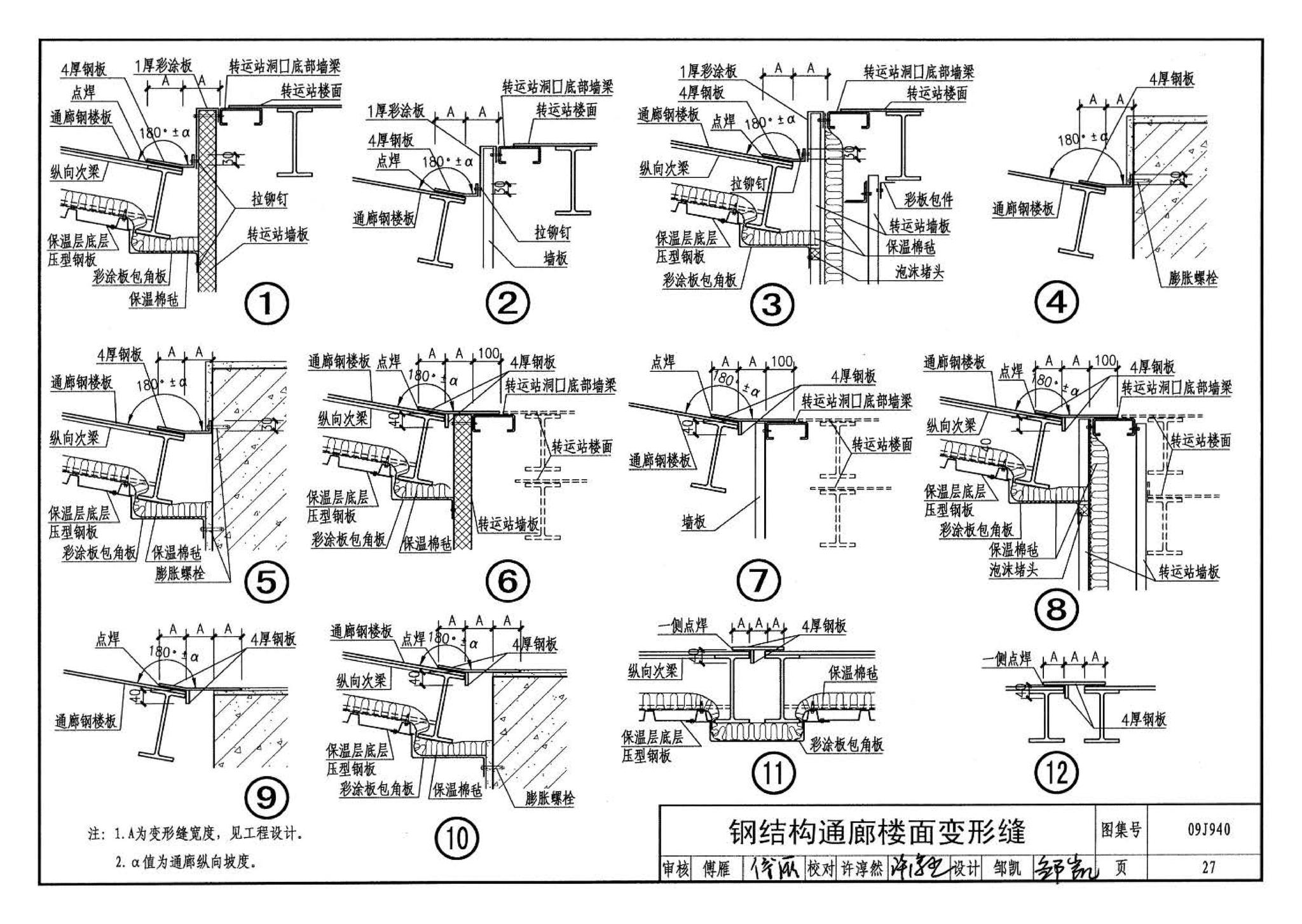 09J940--皮带运输机通廊建筑构造