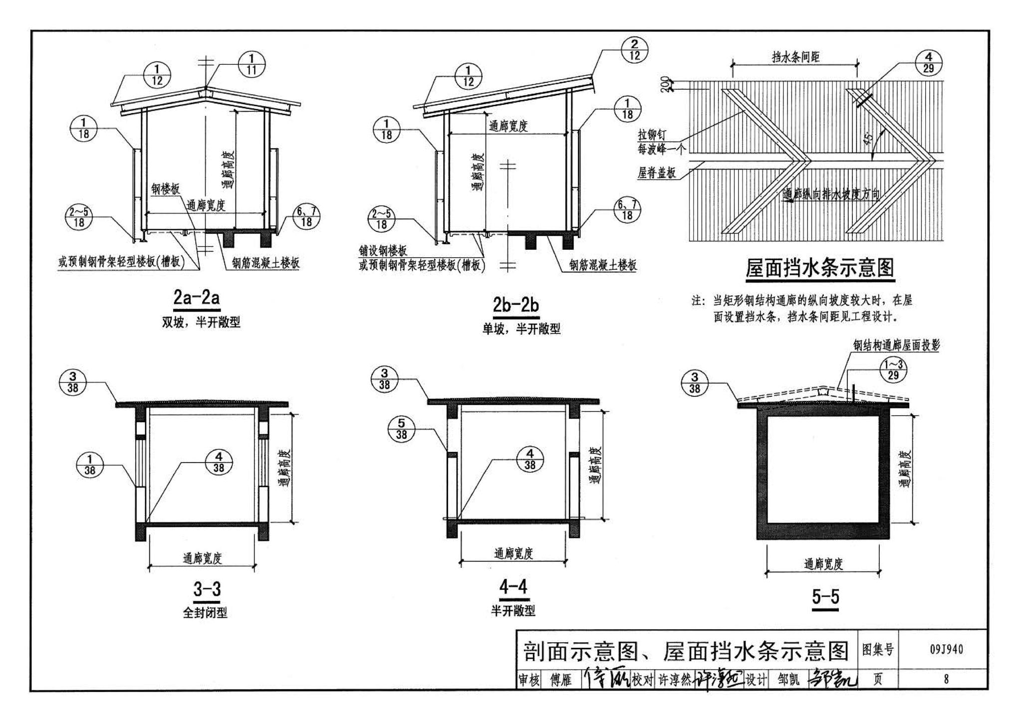 09J940--皮带运输机通廊建筑构造