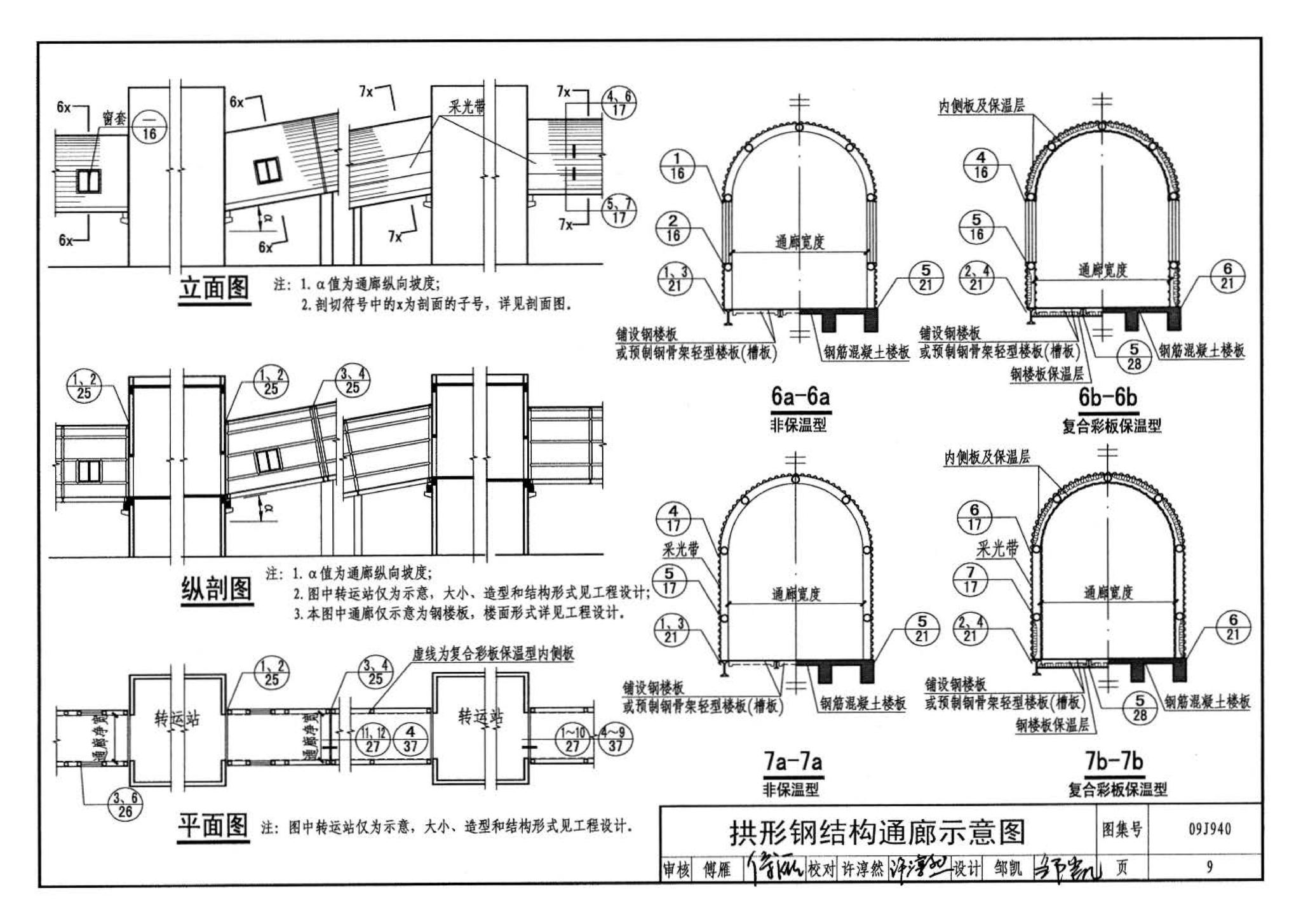 09J940--皮带运输机通廊建筑构造