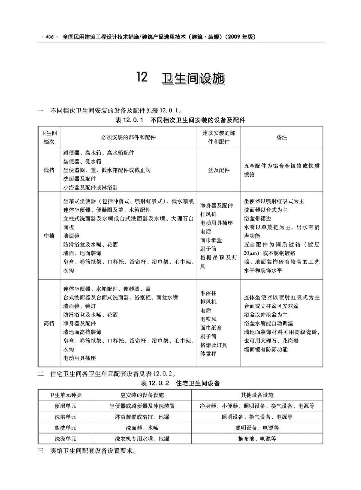 09JSCS-XJ--《全国民用建筑工程设计技术措施－建筑产品选用技术（建筑·装修）》(2009年版)