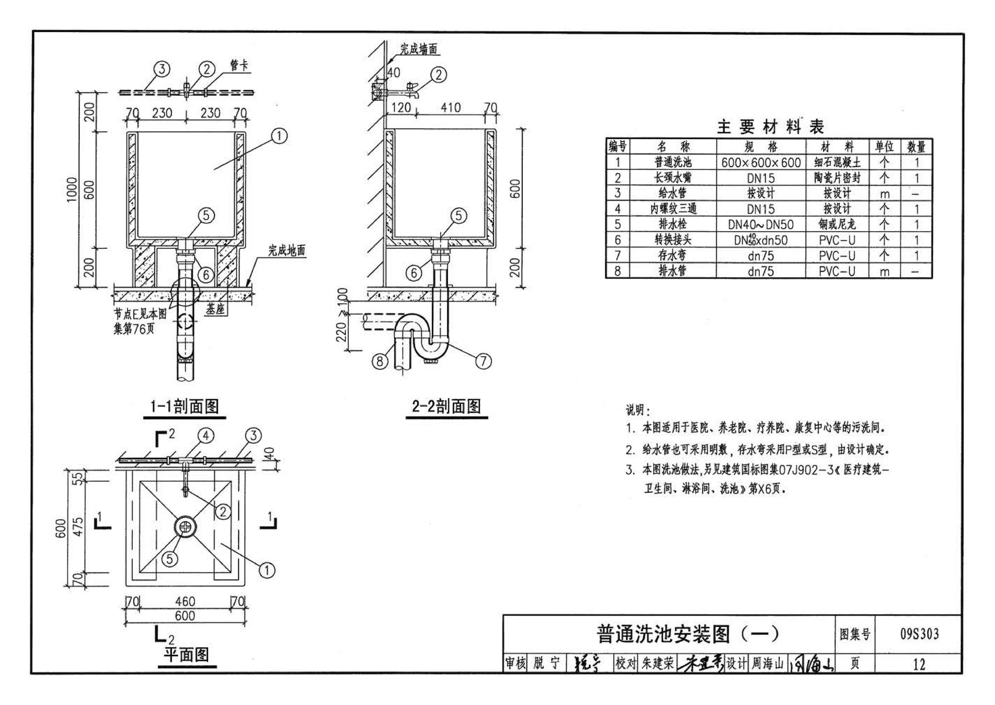 09S303--医疗卫生设备安装