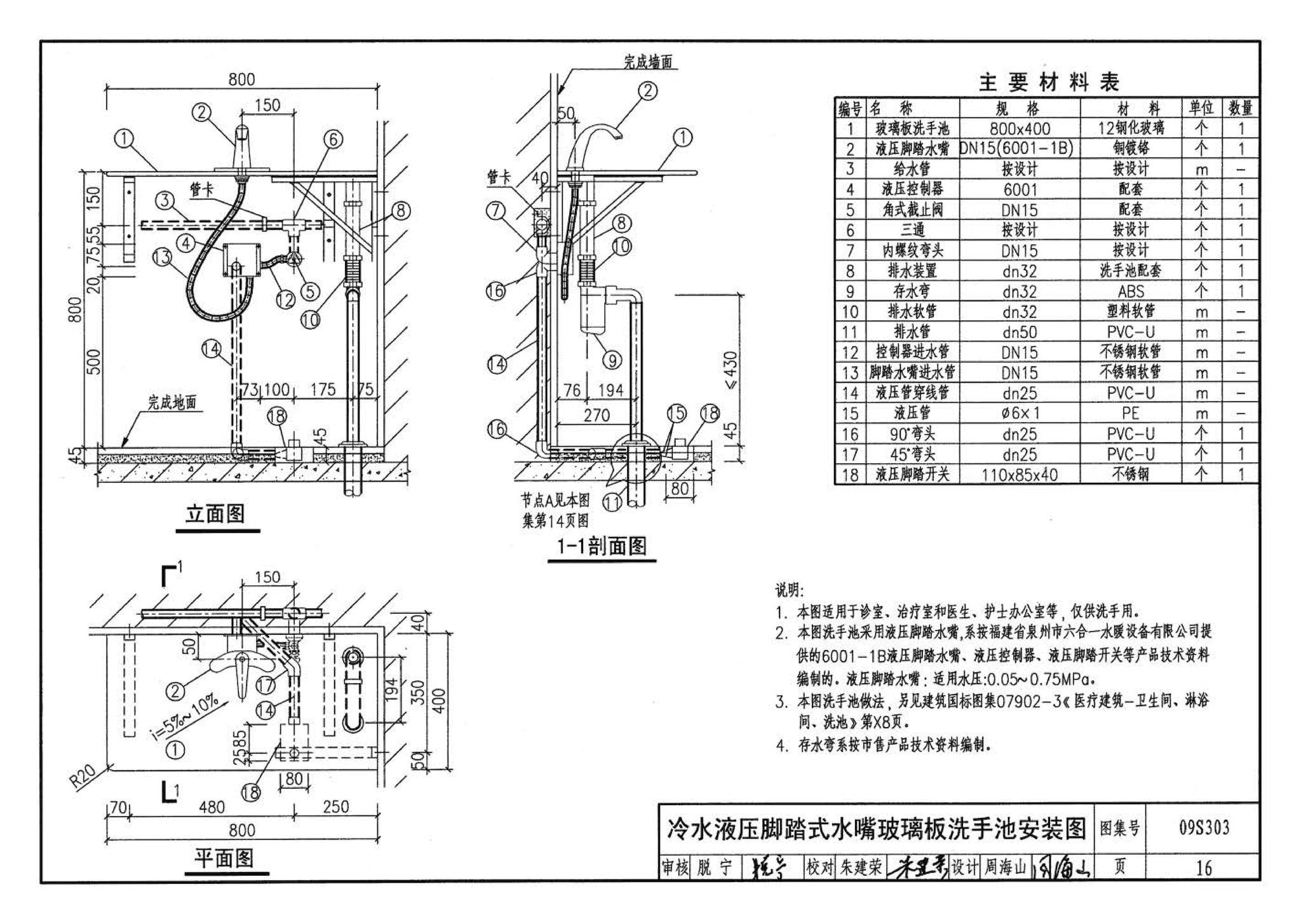 09S303--医疗卫生设备安装