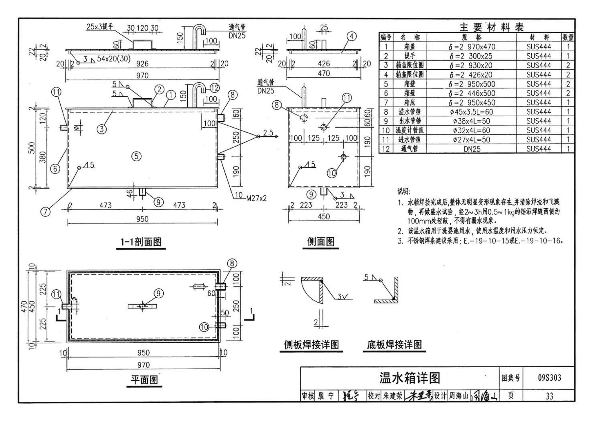 09S303--医疗卫生设备安装