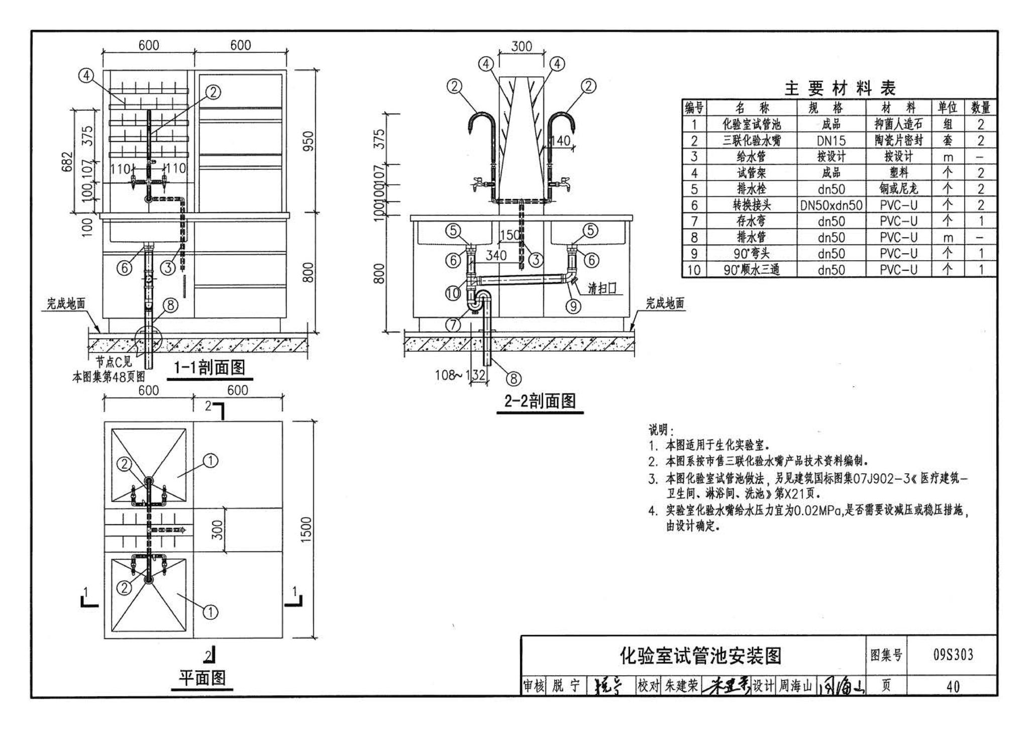 09S303--医疗卫生设备安装