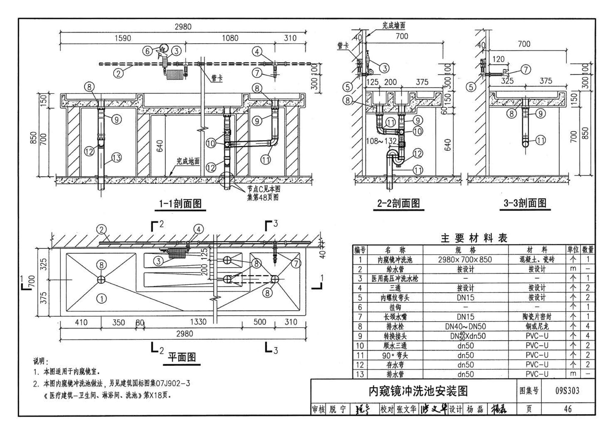 09S303--医疗卫生设备安装