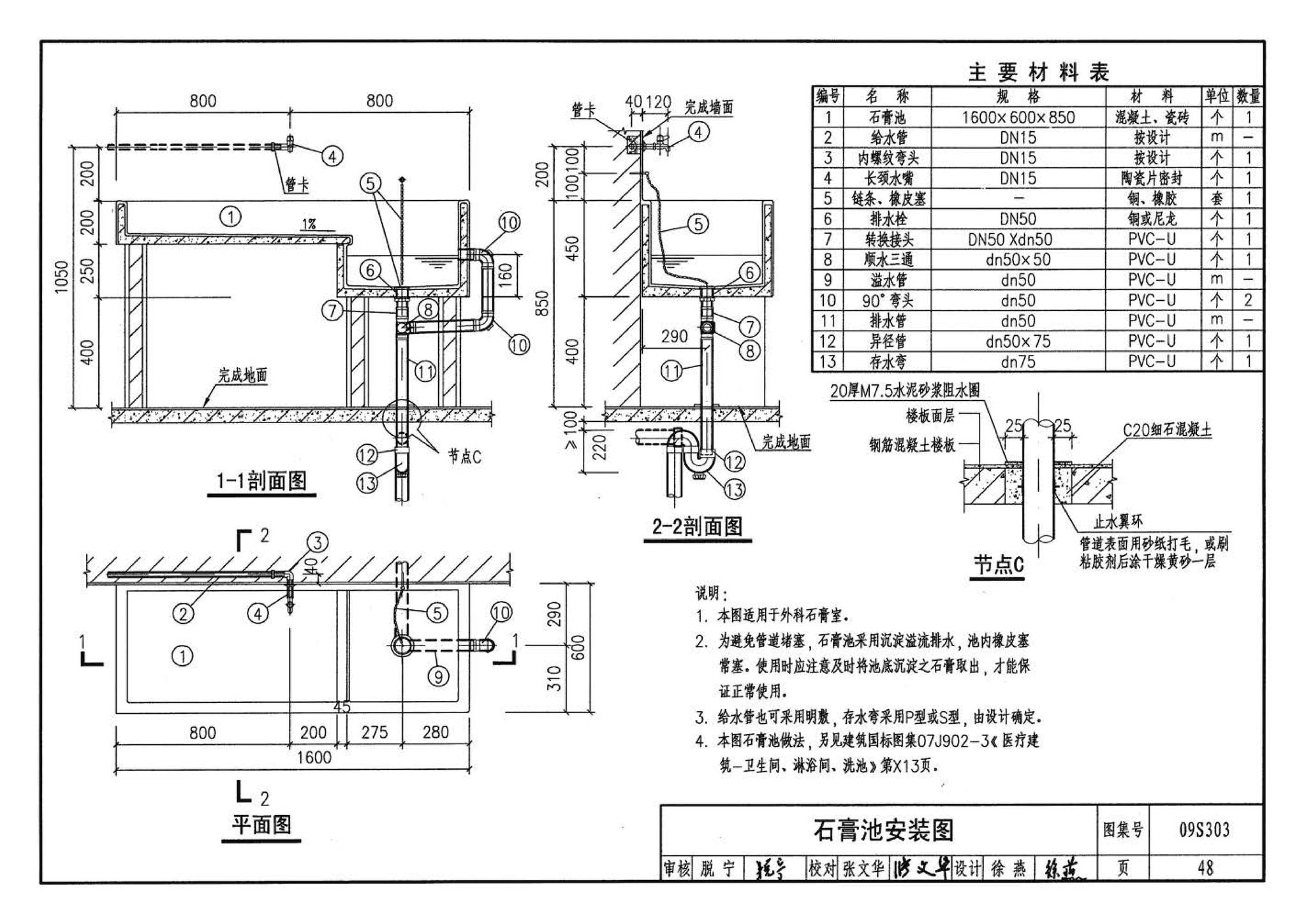 09S303--医疗卫生设备安装