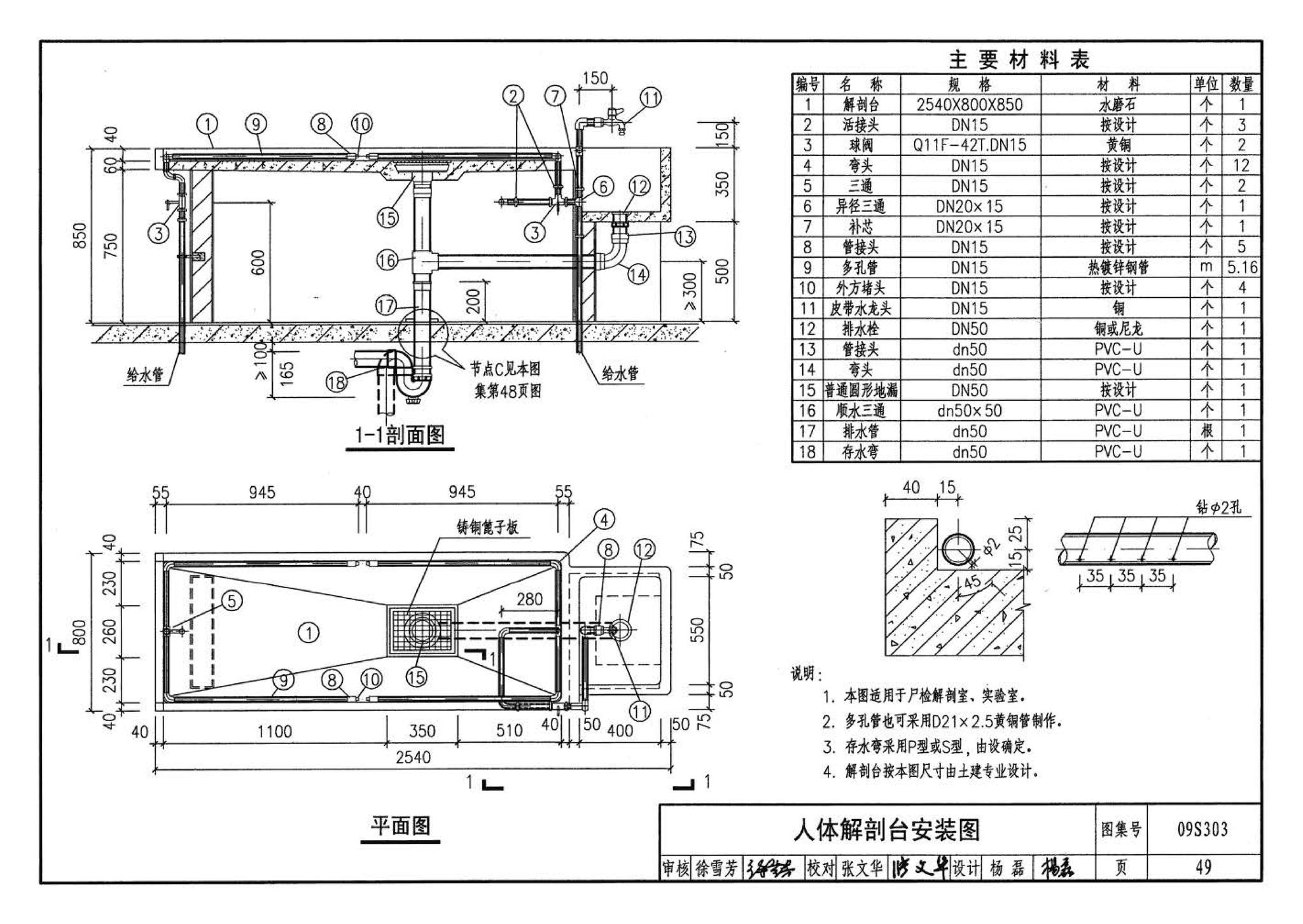 09S303--医疗卫生设备安装