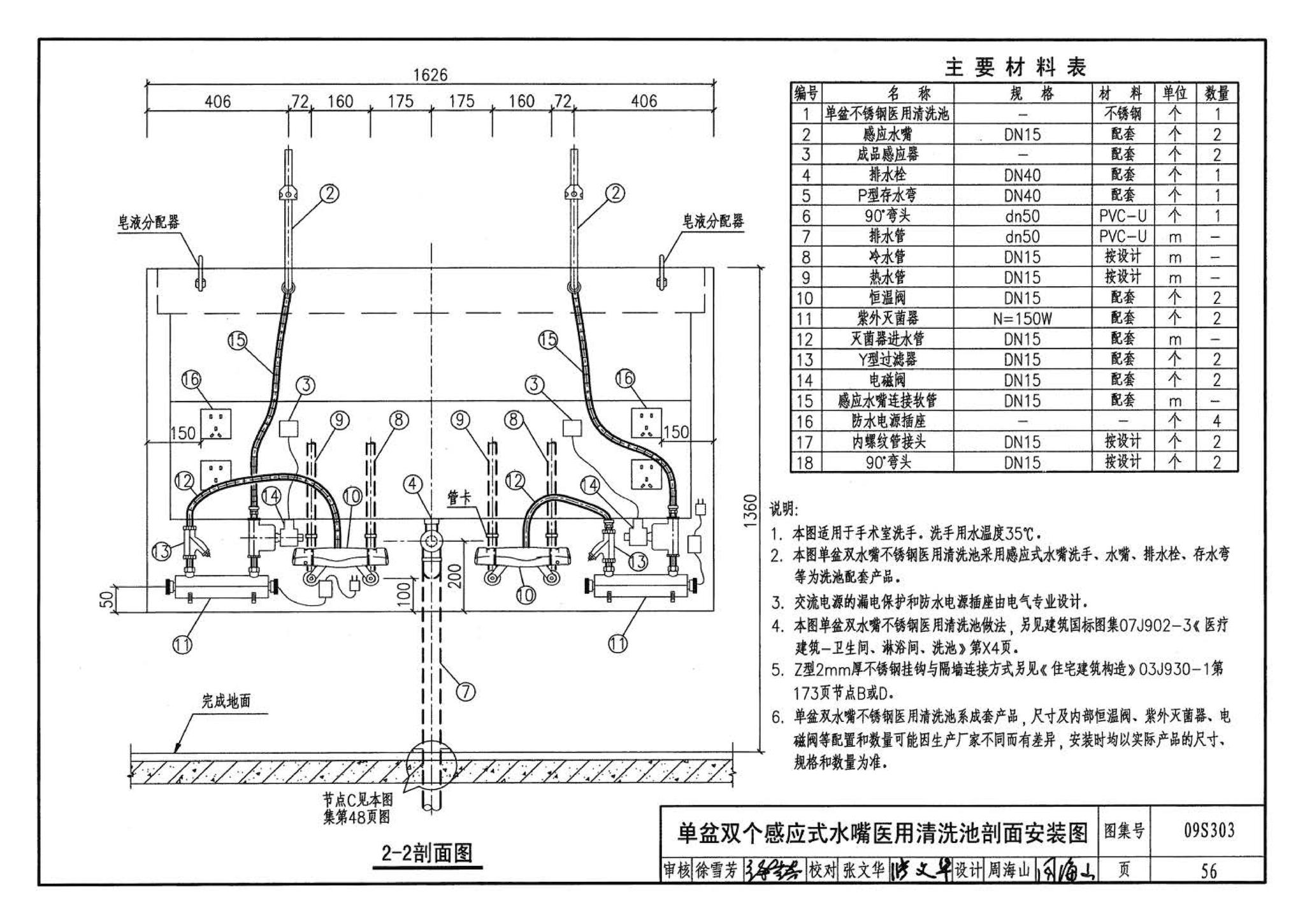 09S303--医疗卫生设备安装