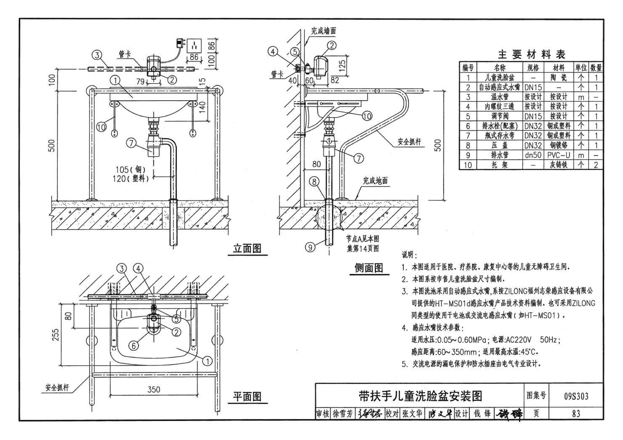 09S303--医疗卫生设备安装