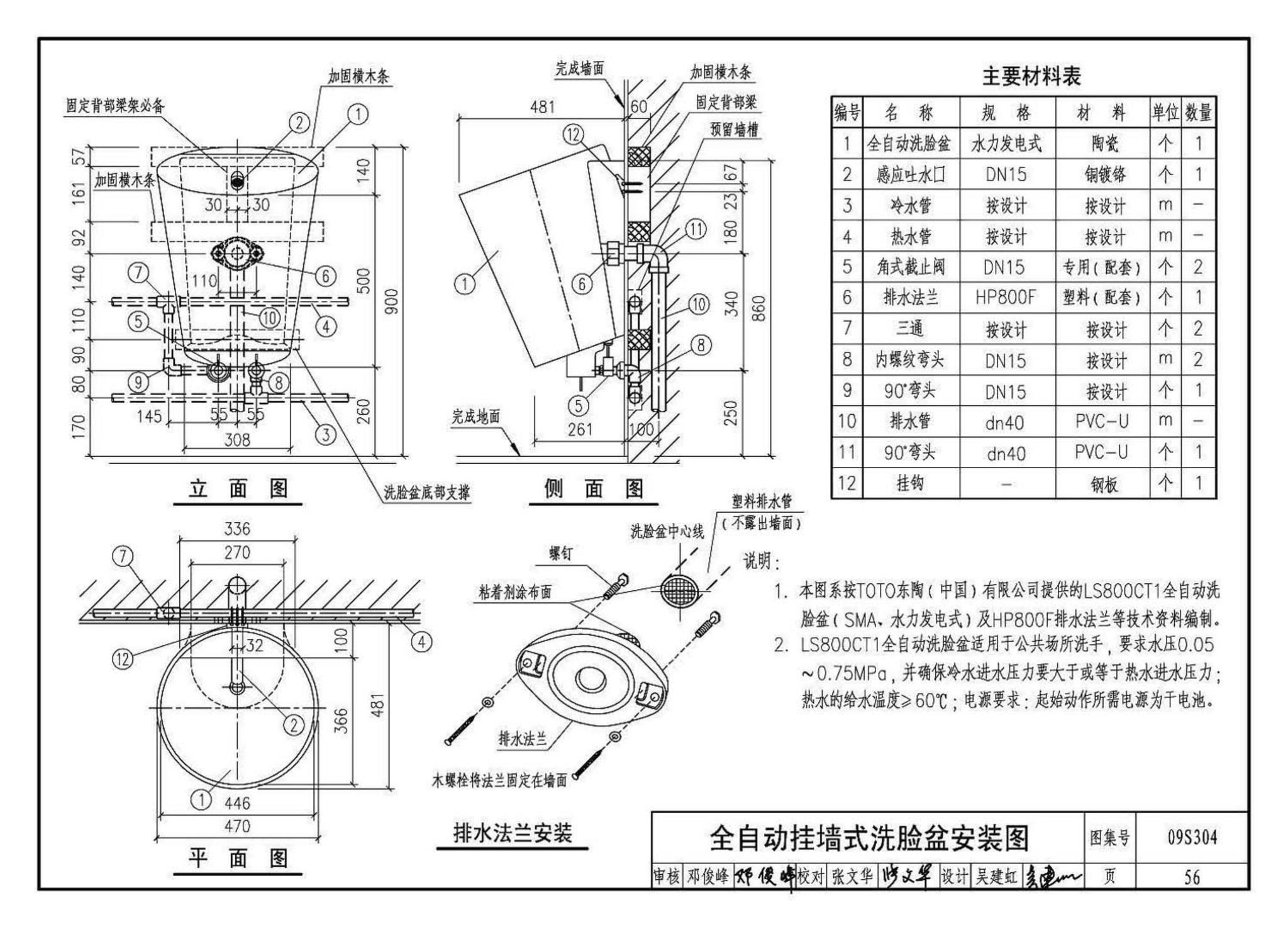 09S304--卫生设备安装