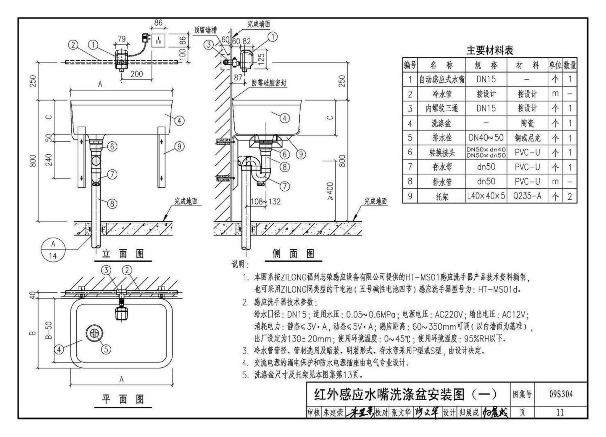 09S304--卫生设备安装