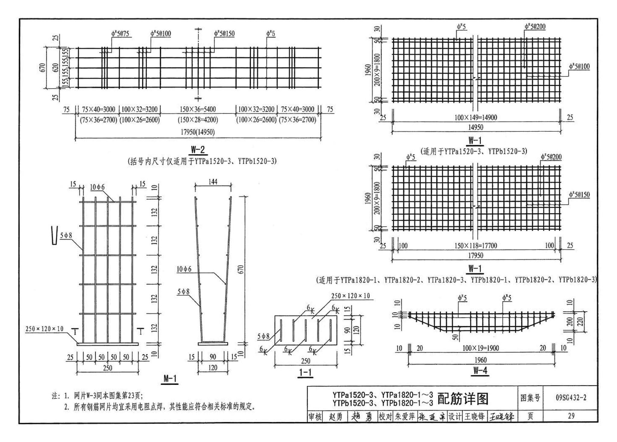 09SG432-2--预应力混凝土双T板（平板，宽度2.0m、2.4m、3.0m）