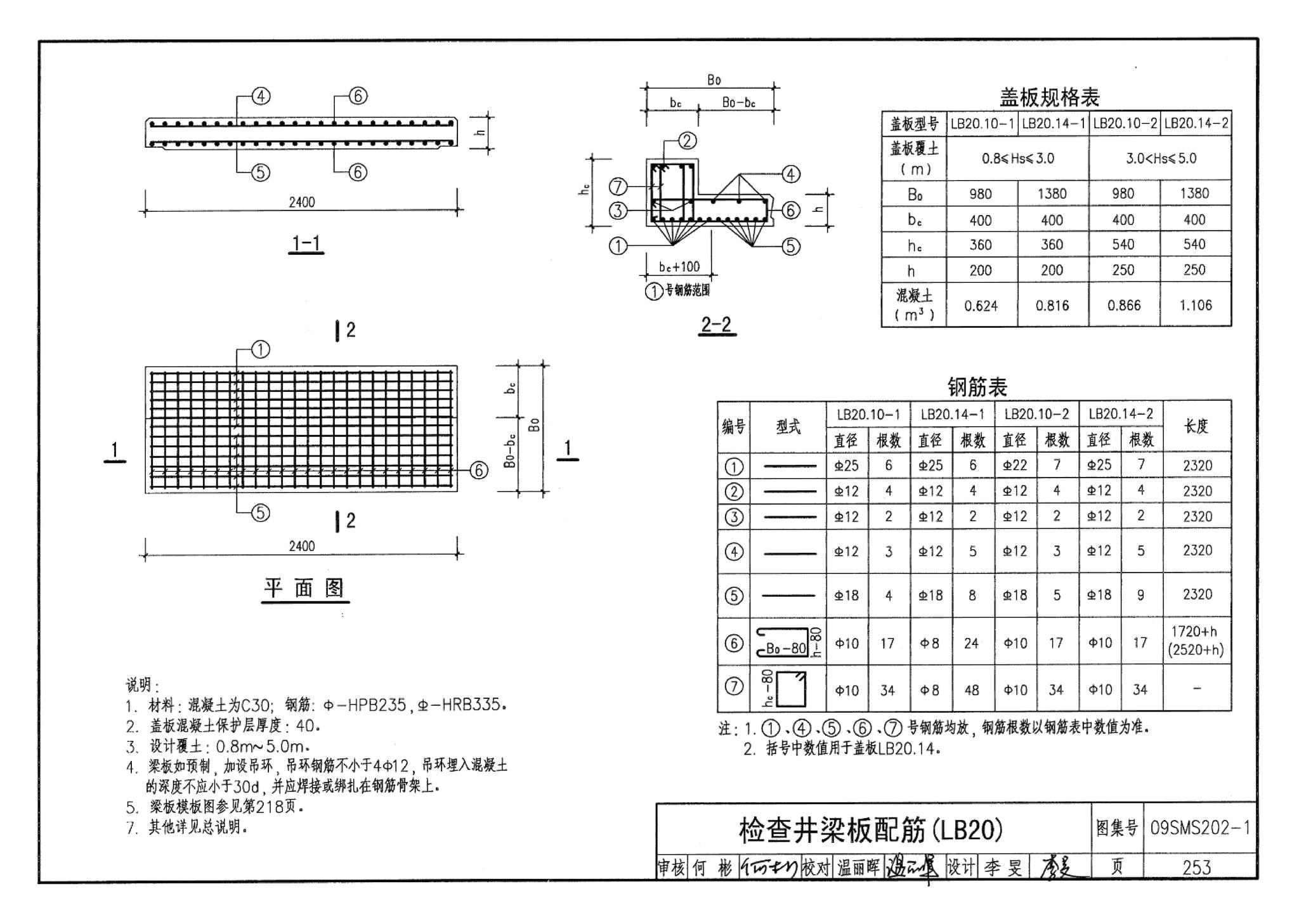 09SMS202-1--埋地矩形雨水管道及其附属构筑物（混凝土模块砌体）