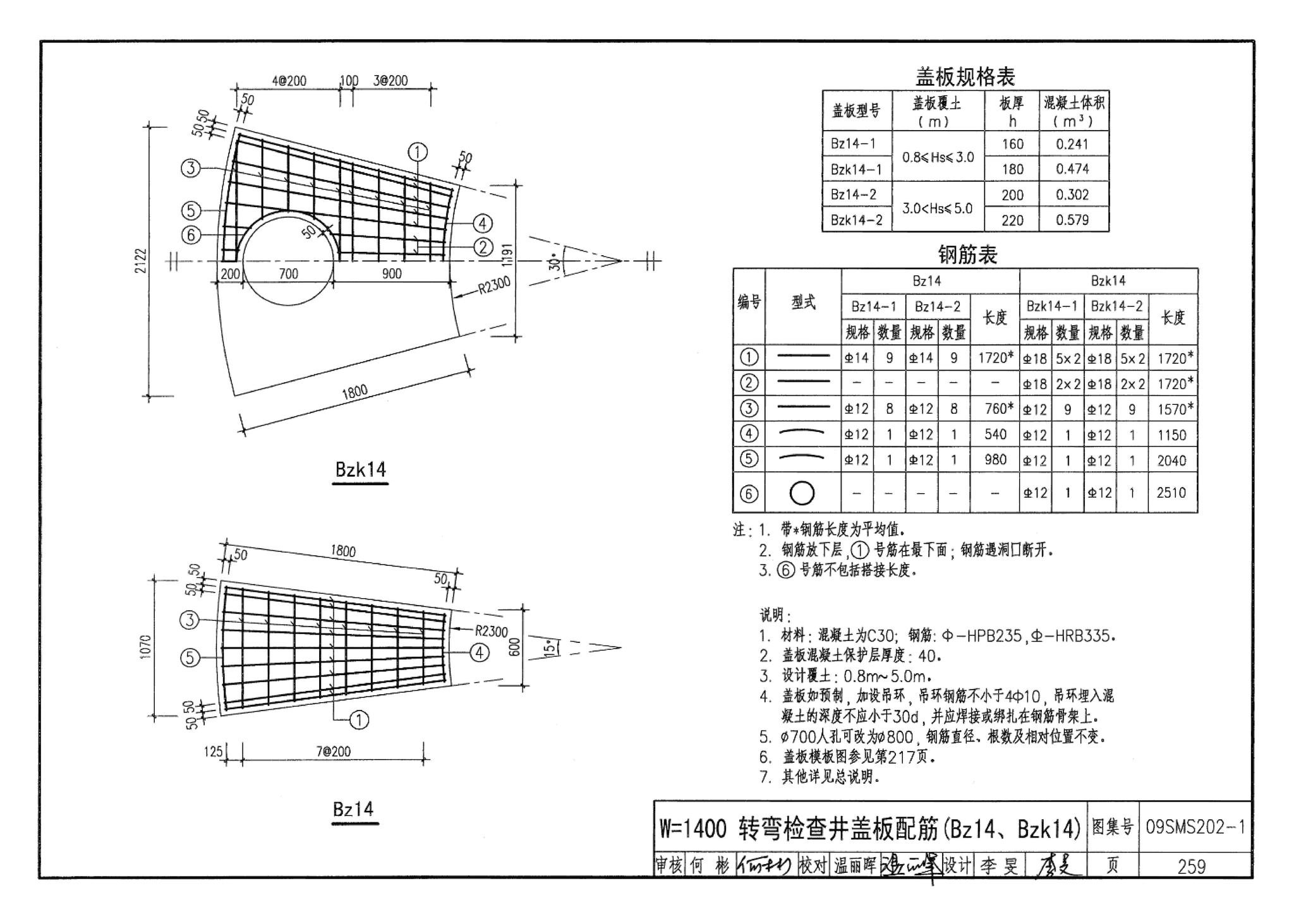 09SMS202-1--埋地矩形雨水管道及其附属构筑物（混凝土模块砌体）