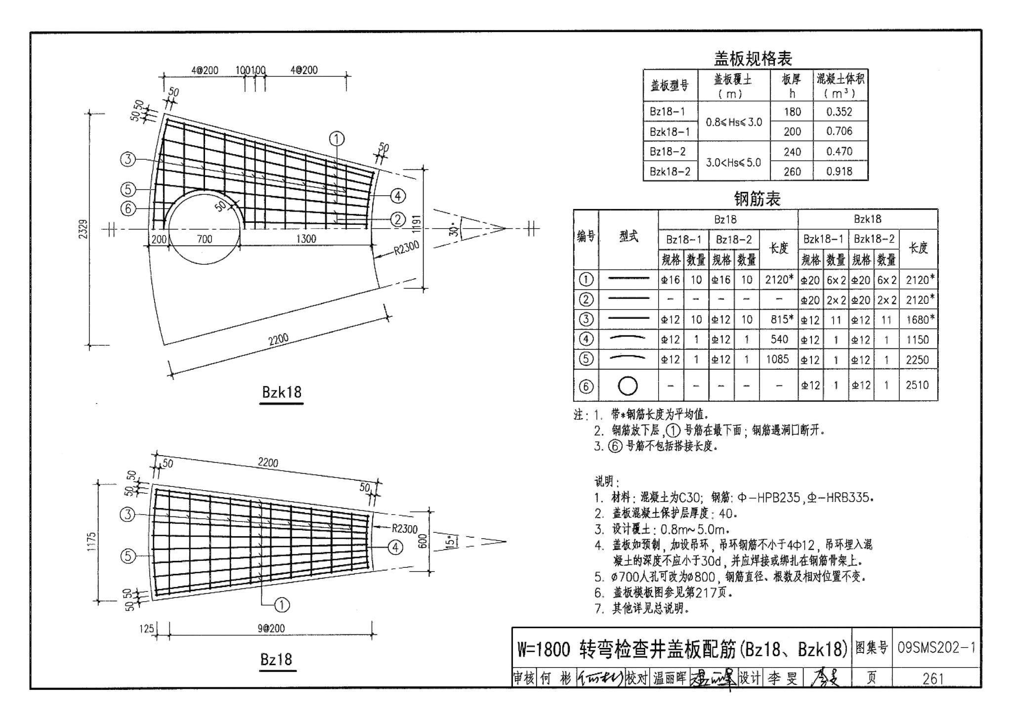 09SMS202-1--埋地矩形雨水管道及其附属构筑物（混凝土模块砌体）