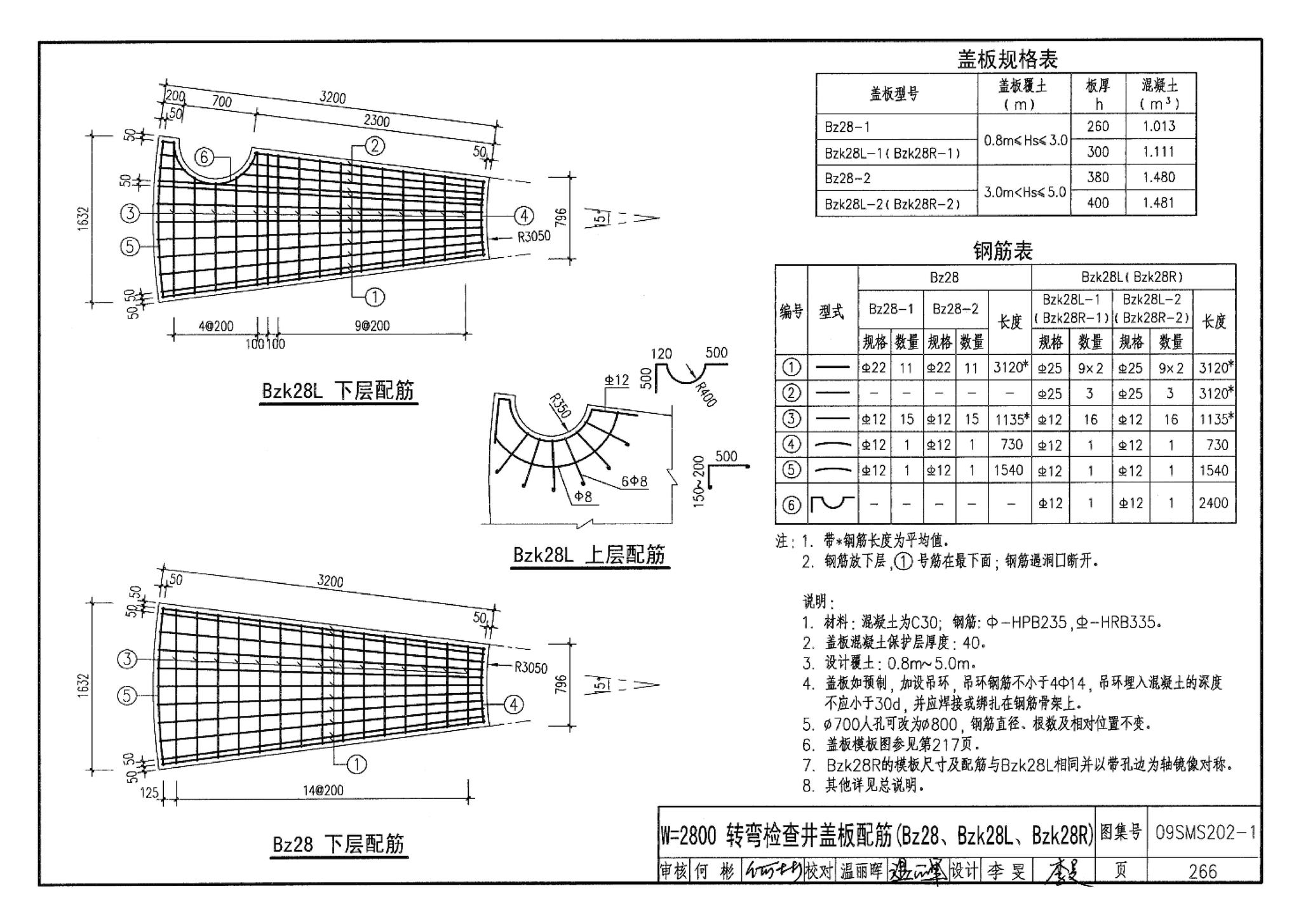 09SMS202-1--埋地矩形雨水管道及其附属构筑物（混凝土模块砌体）