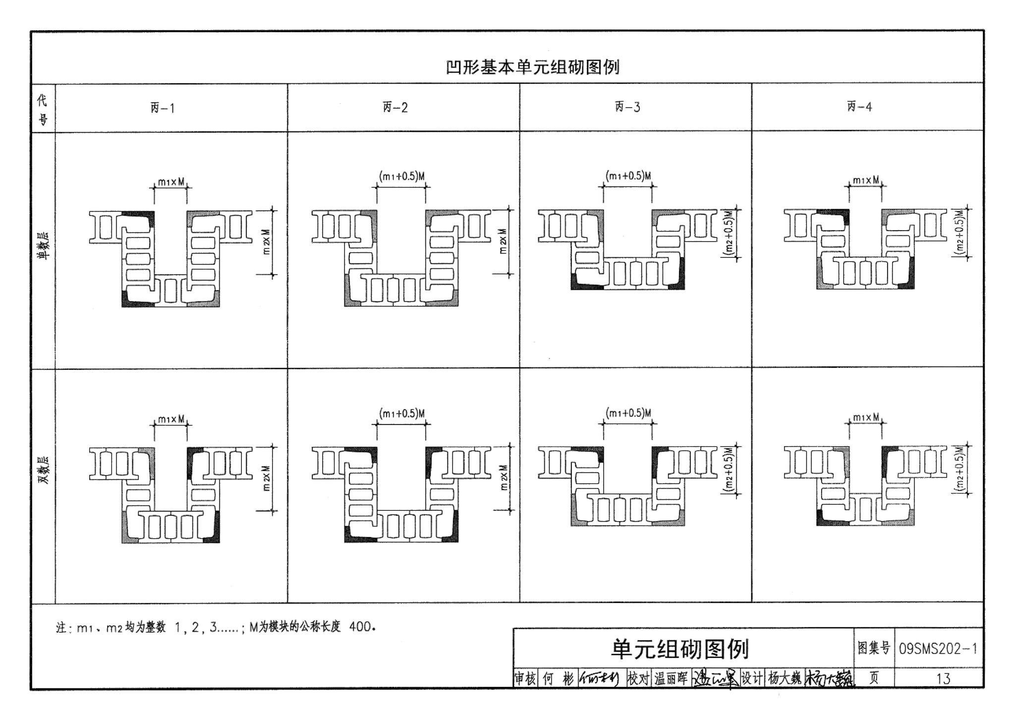 09SMS202-1--埋地矩形雨水管道及其附属构筑物（混凝土模块砌体）