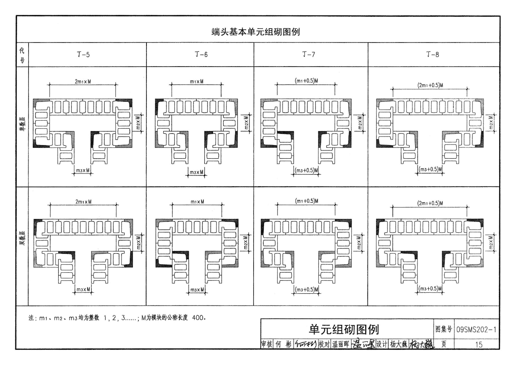 09SMS202-1--埋地矩形雨水管道及其附属构筑物（混凝土模块砌体）