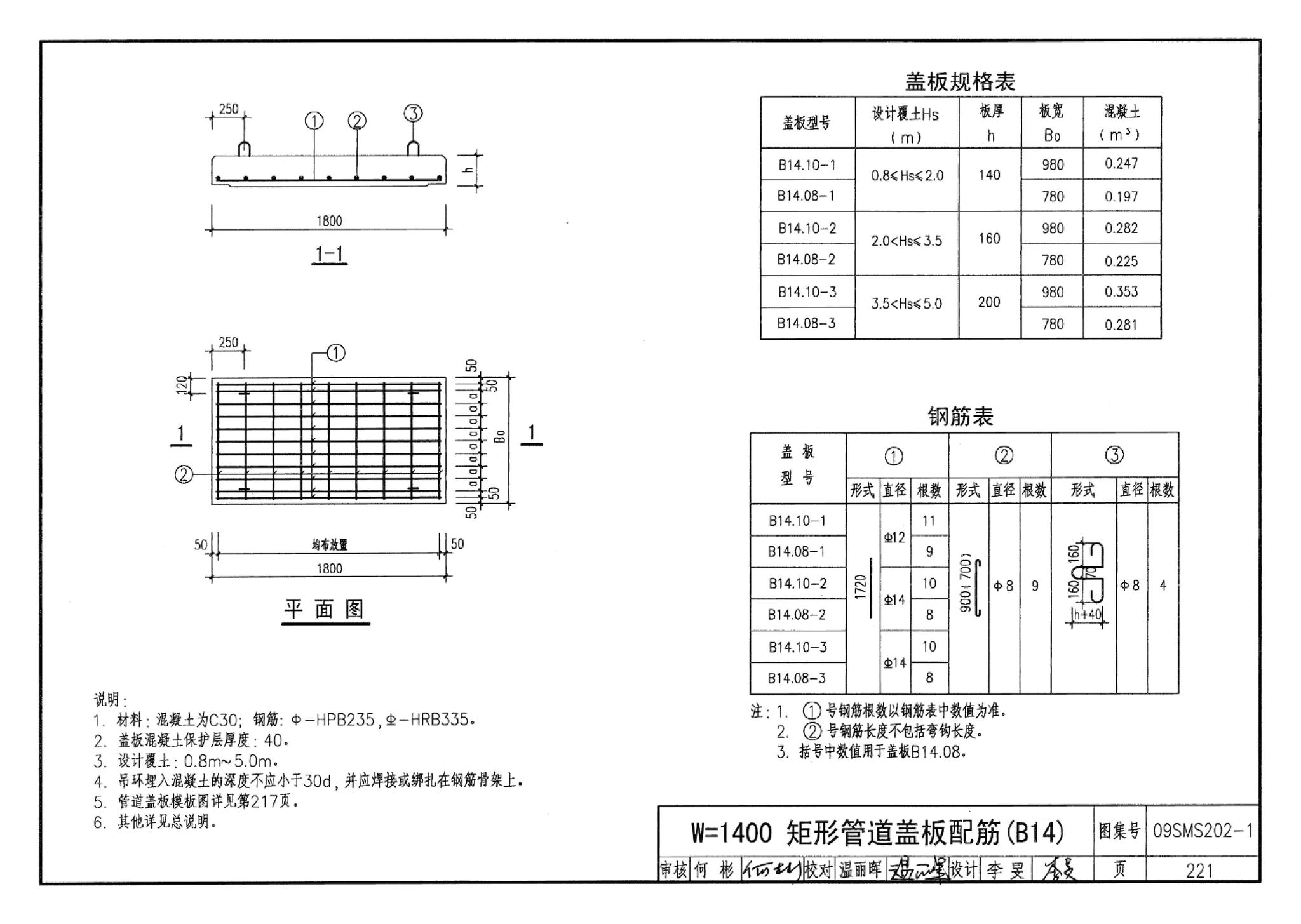 09SMS202-1--埋地矩形雨水管道及其附属构筑物（混凝土模块砌体）