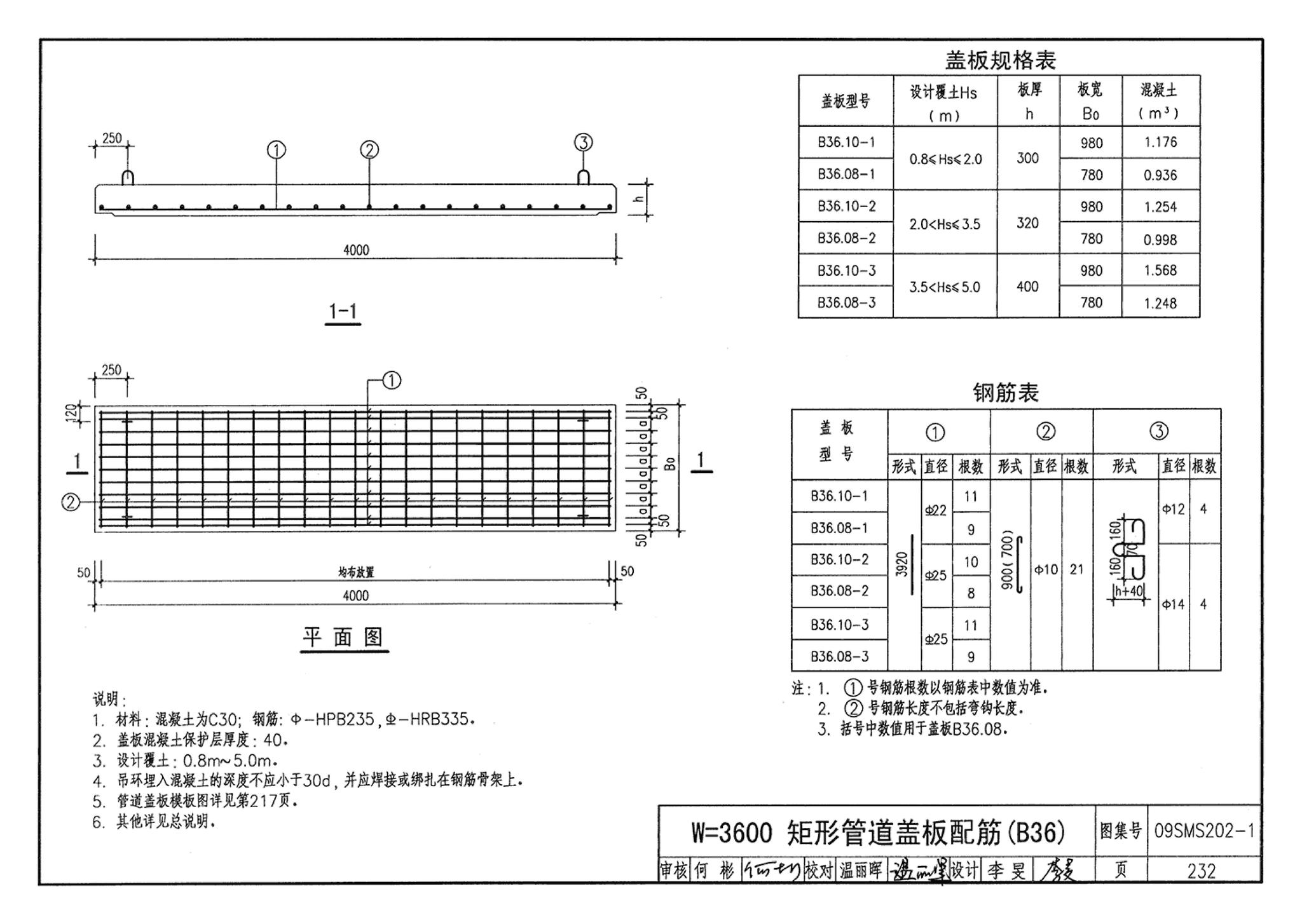 09SMS202-1--埋地矩形雨水管道及其附属构筑物（混凝土模块砌体）