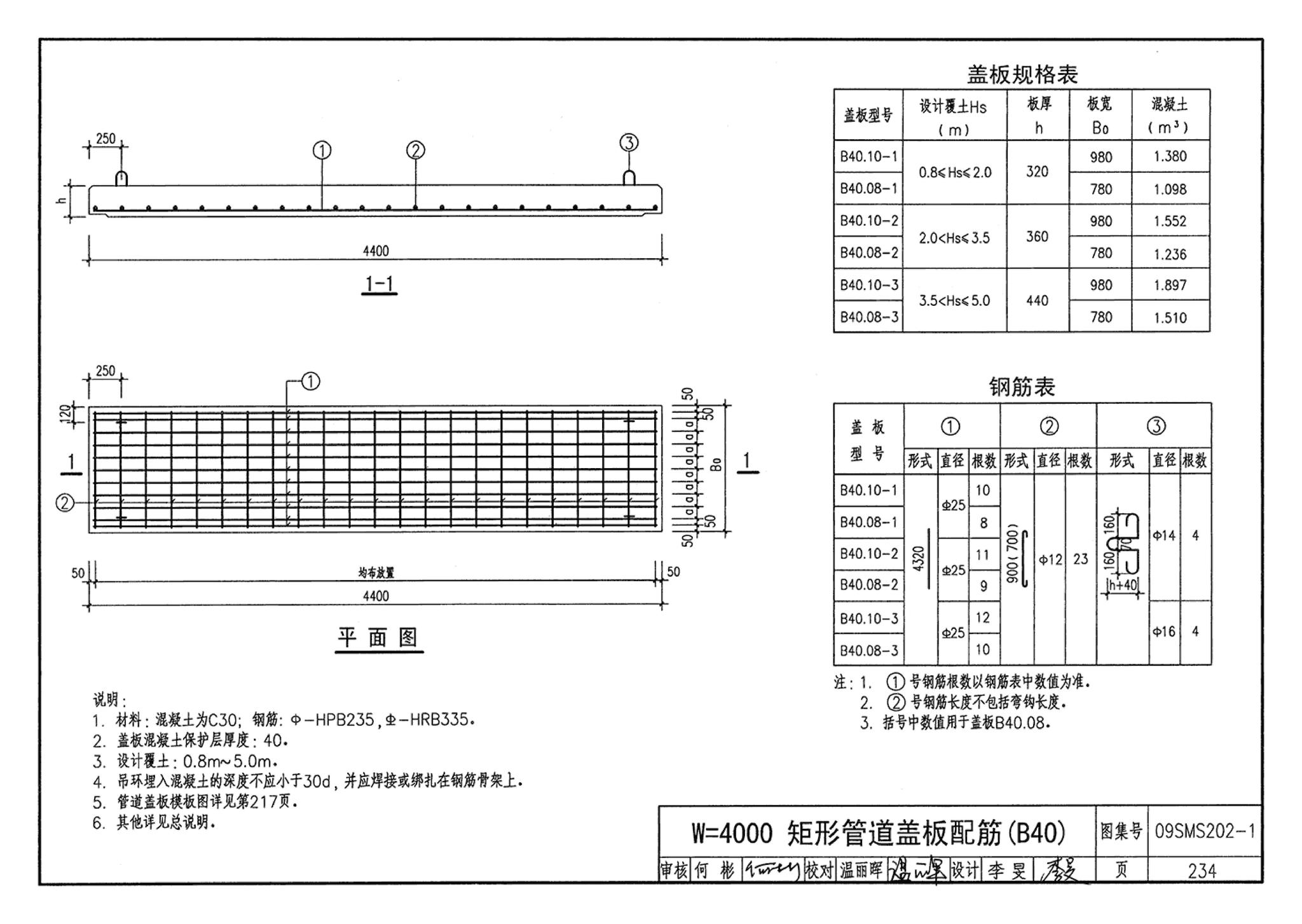 09SMS202-1--埋地矩形雨水管道及其附属构筑物（混凝土模块砌体）