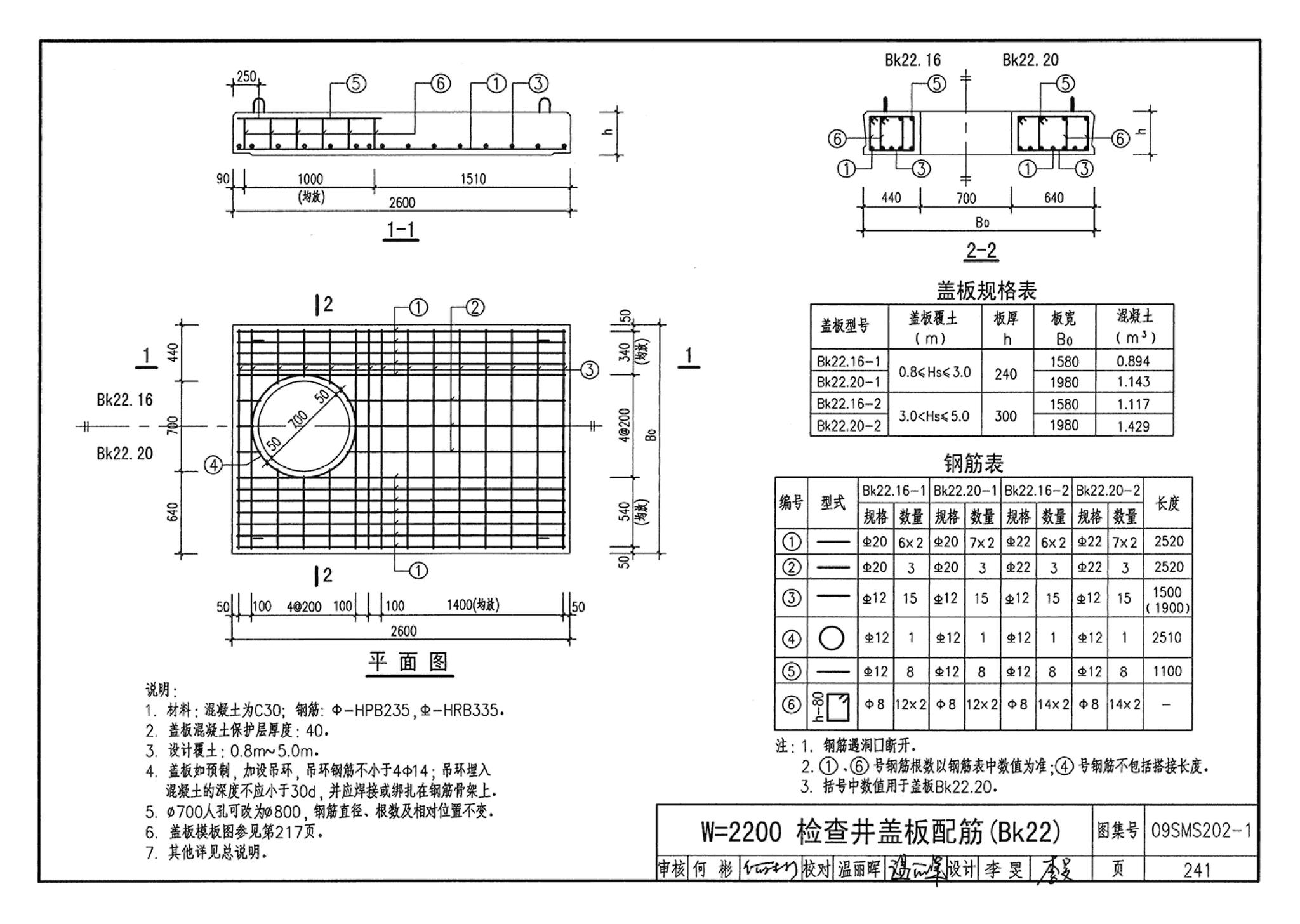 09SMS202-1--埋地矩形雨水管道及其附属构筑物（混凝土模块砌体）