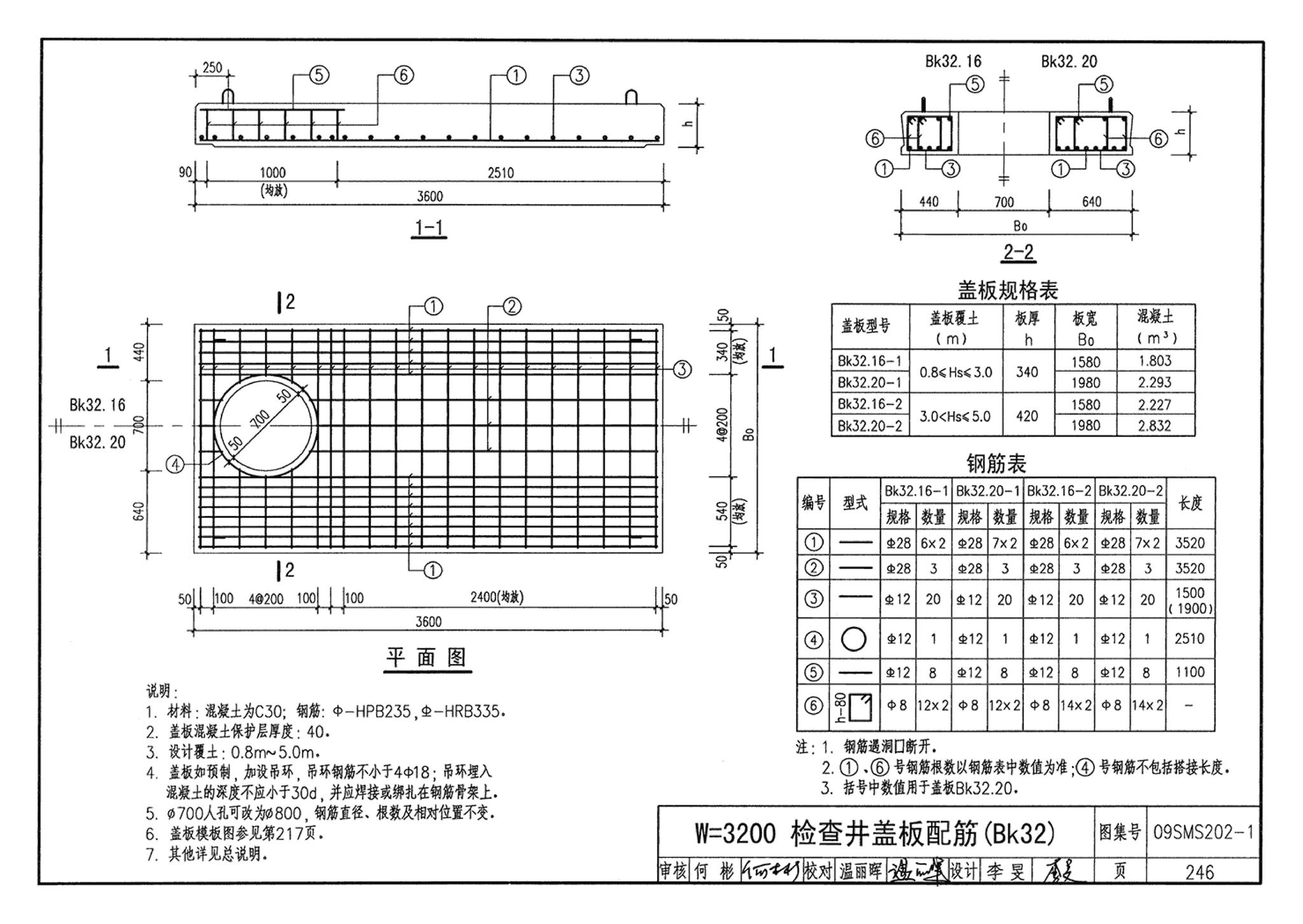 09SMS202-1--埋地矩形雨水管道及其附属构筑物（混凝土模块砌体）