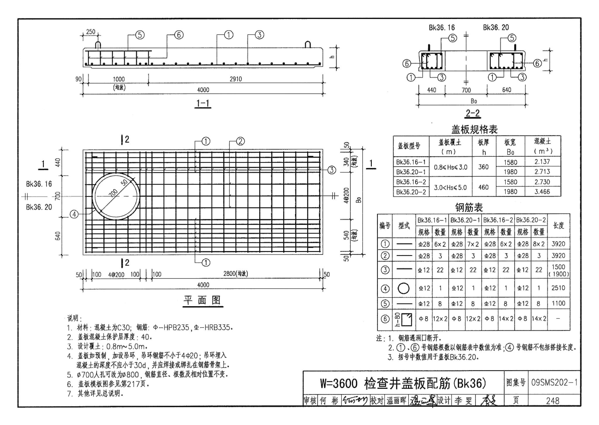 09SMS202-1--埋地矩形雨水管道及其附属构筑物（混凝土模块砌体）