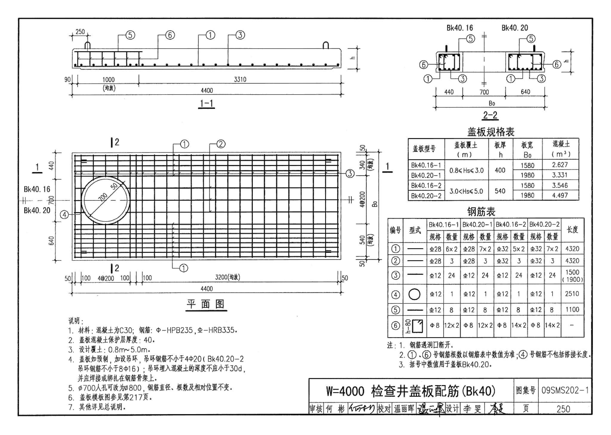 09SMS202-1--埋地矩形雨水管道及其附属构筑物（混凝土模块砌体）