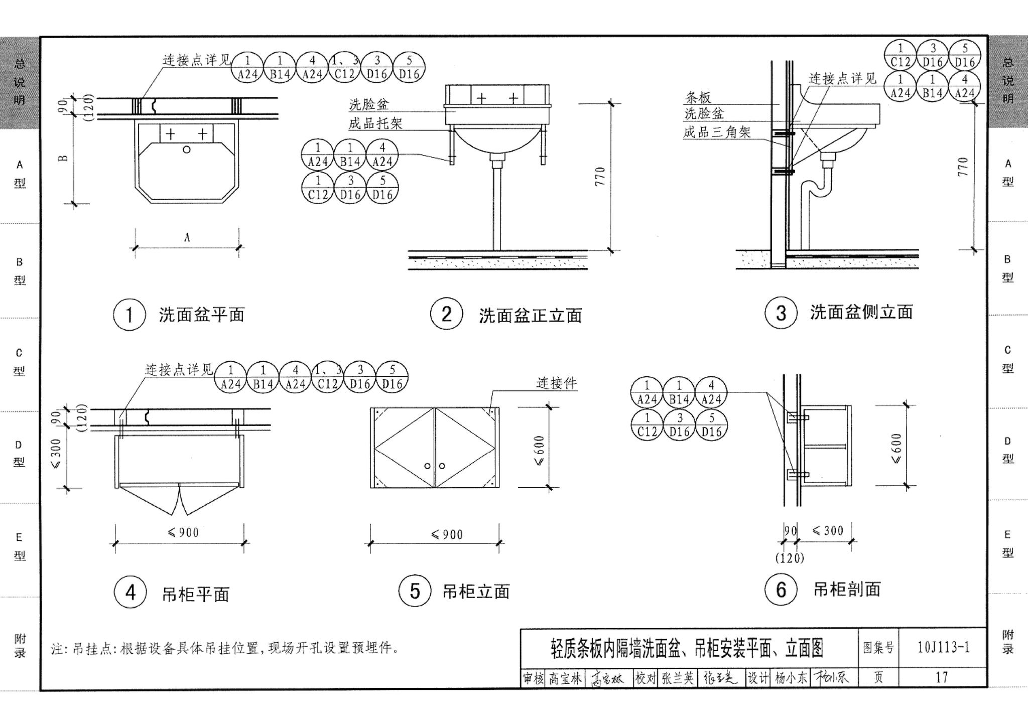 10J113-1--内隔墙－轻质条板（一）