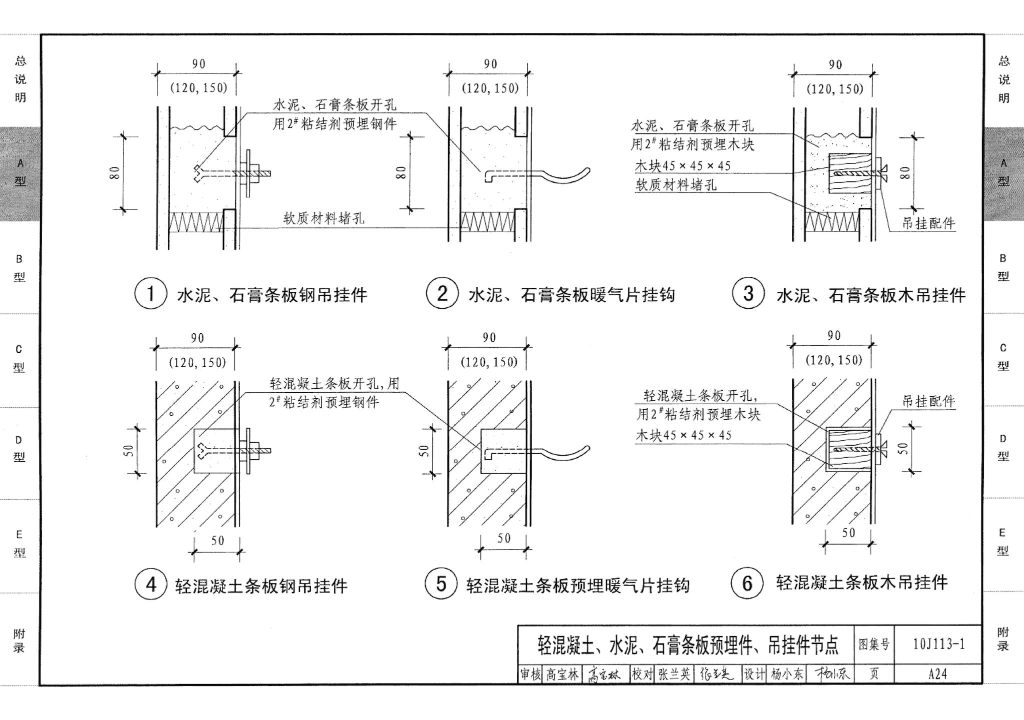 10J113-1--内隔墙－轻质条板（一）