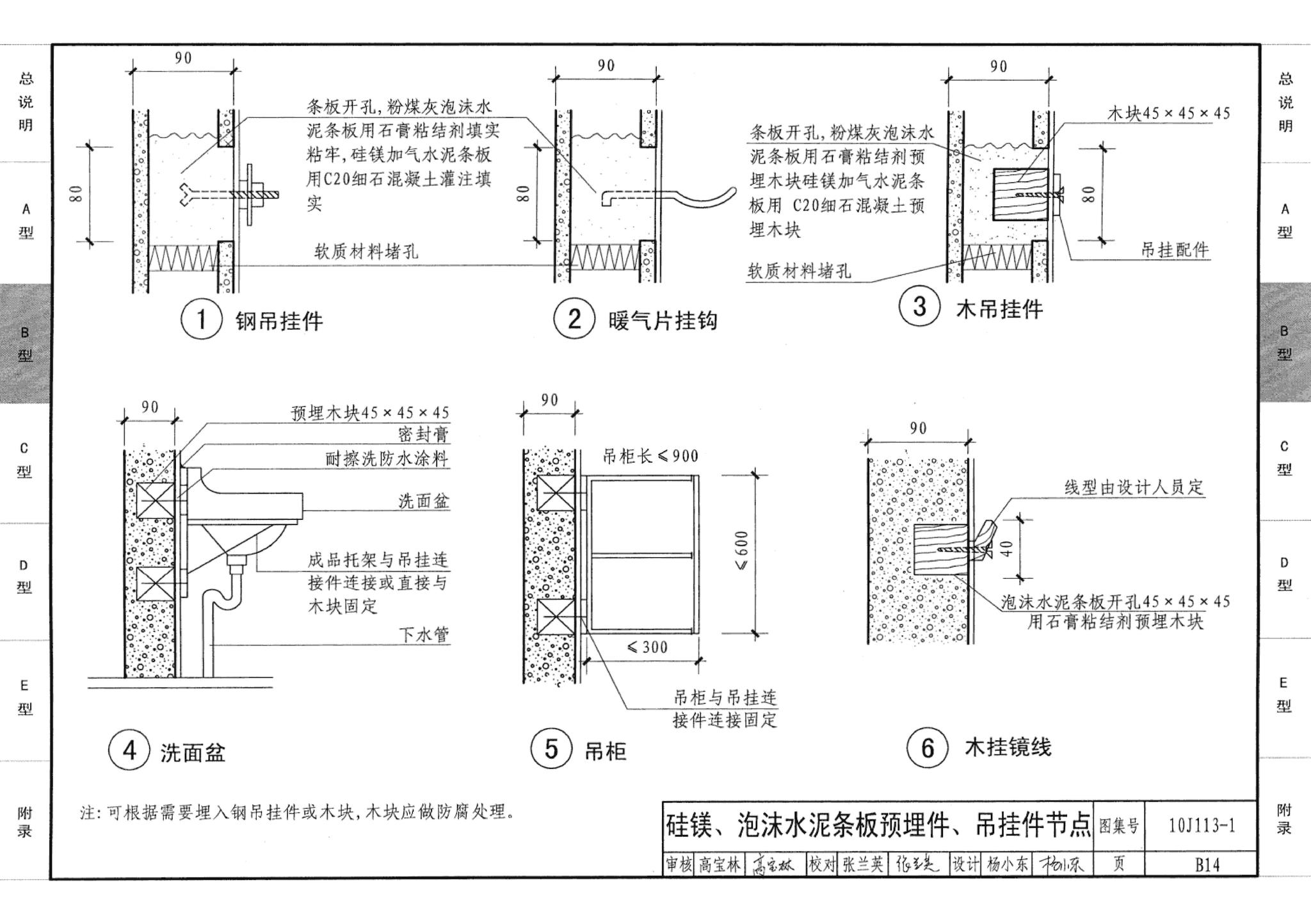 10J113-1--内隔墙－轻质条板（一）