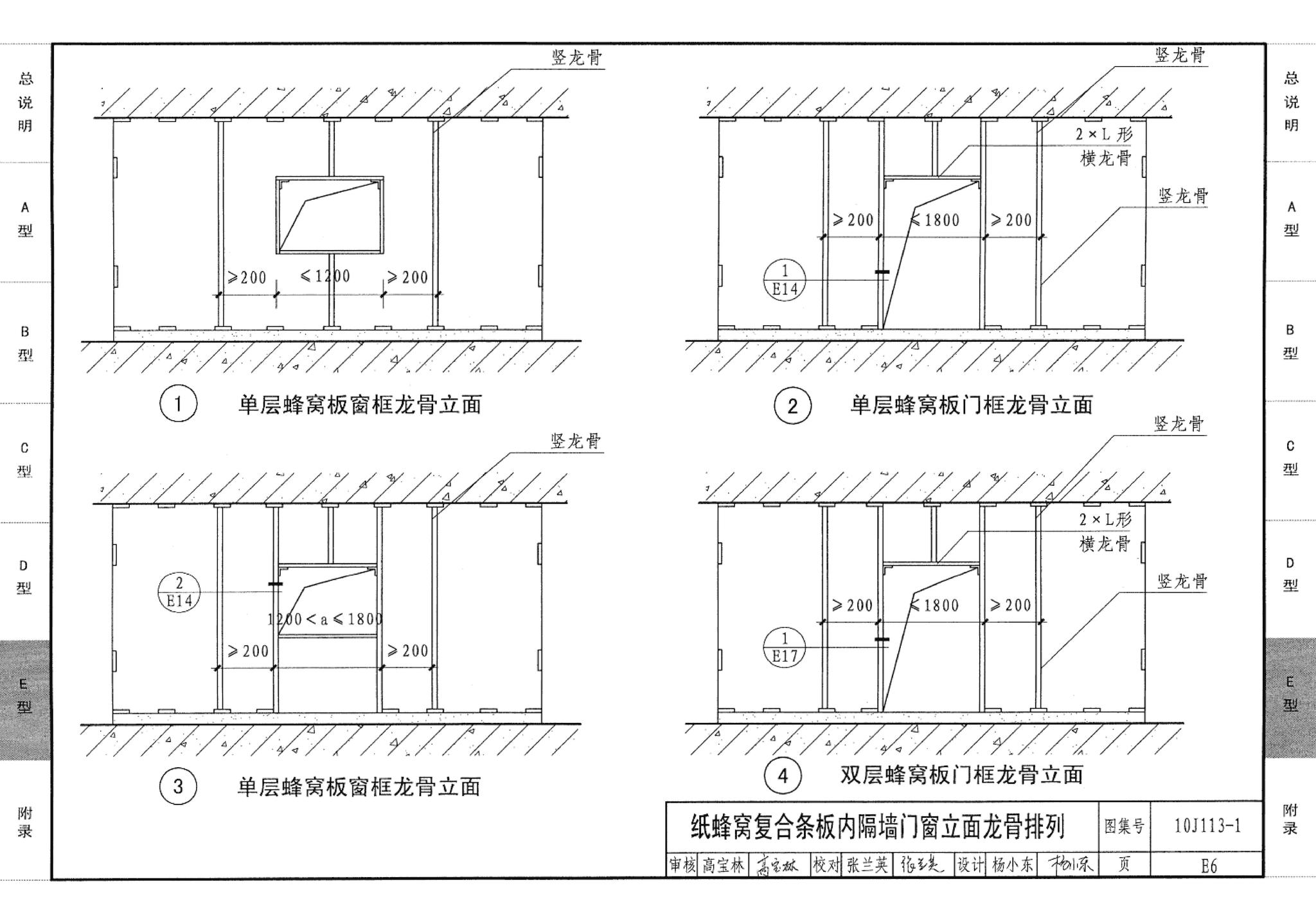 10J113-1--内隔墙－轻质条板（一）