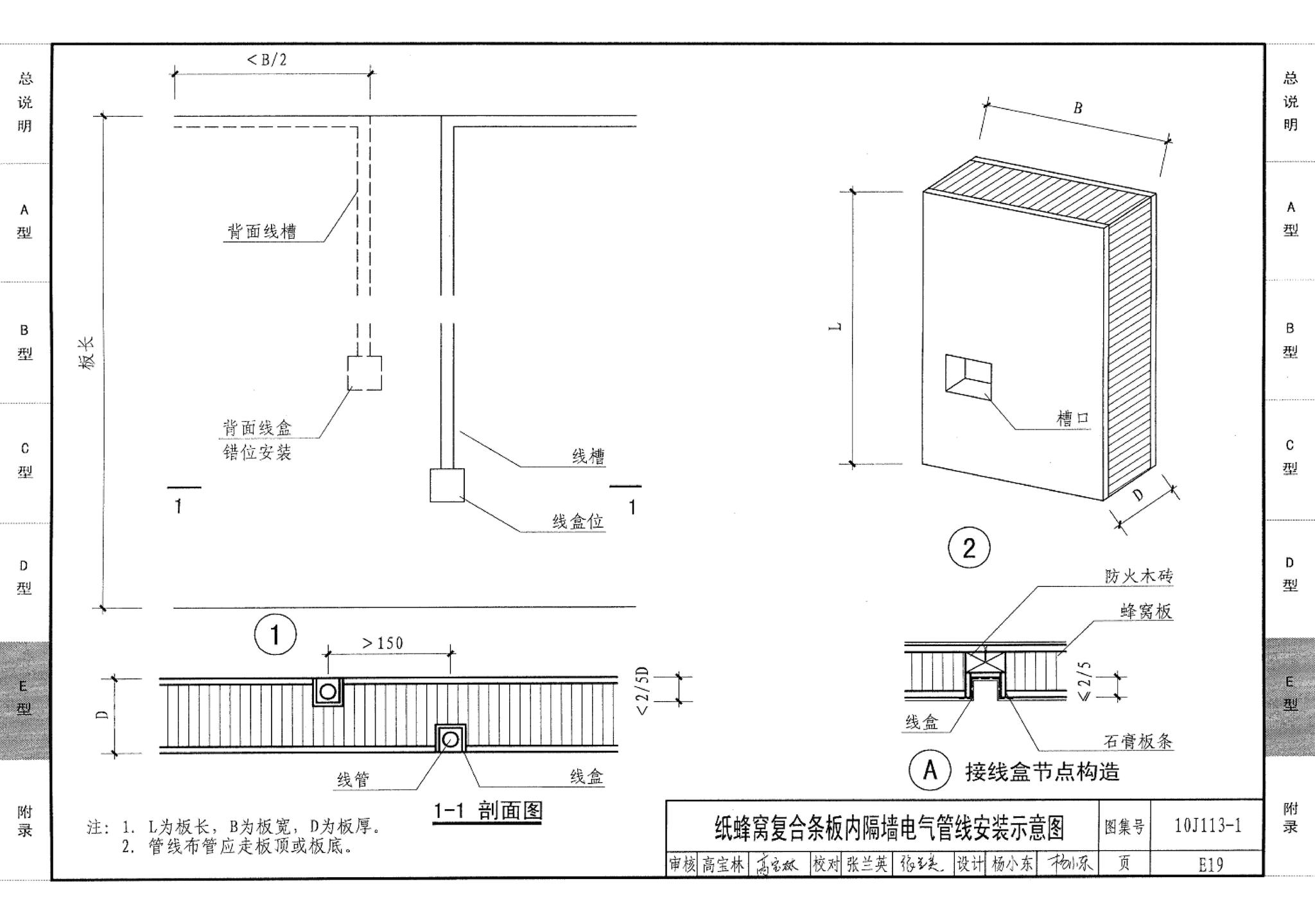 10J113-1--内隔墙－轻质条板（一）