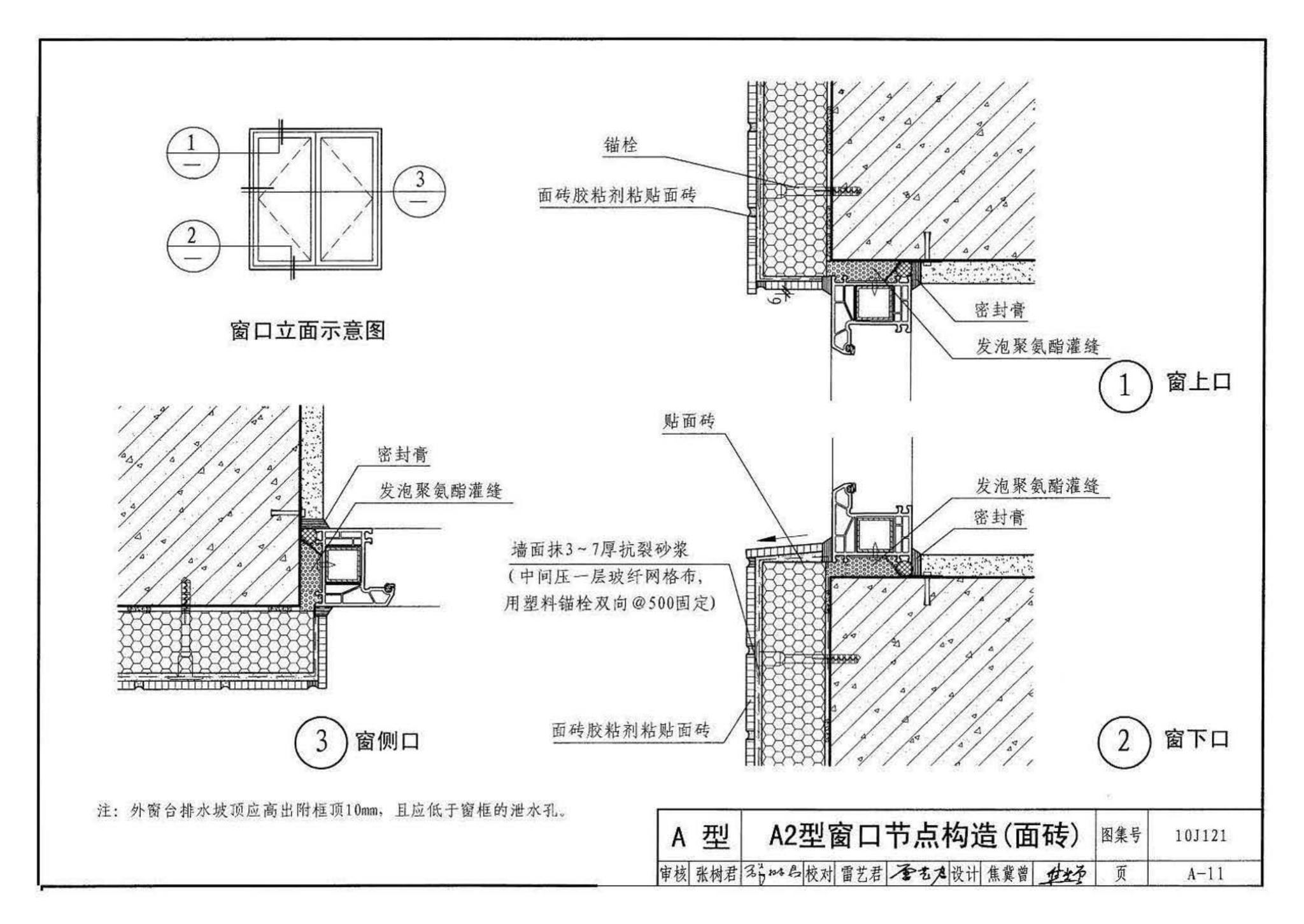 10J121--外墙外保温建筑构造