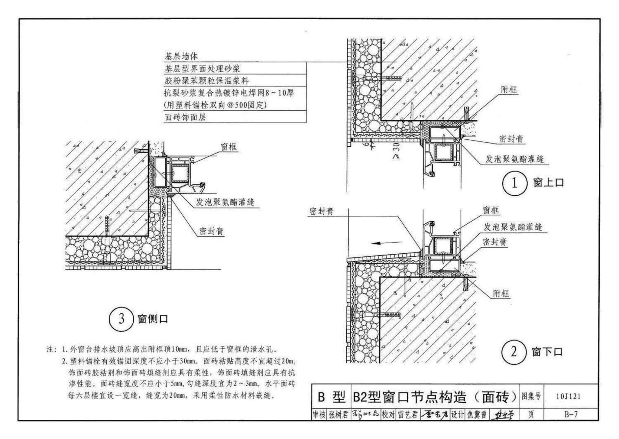 10J121--外墙外保温建筑构造