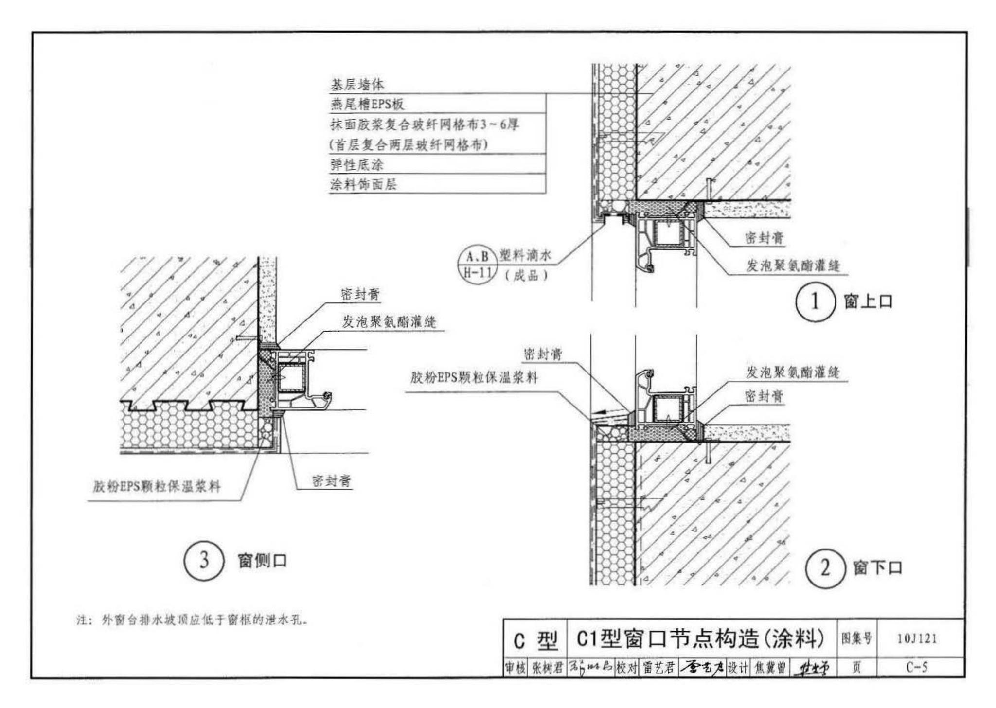 10J121--外墙外保温建筑构造