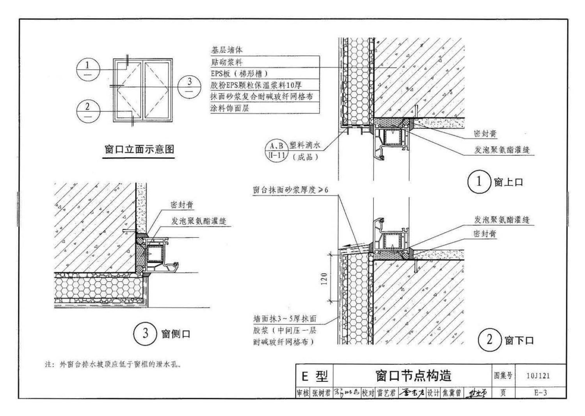 10J121--外墙外保温建筑构造